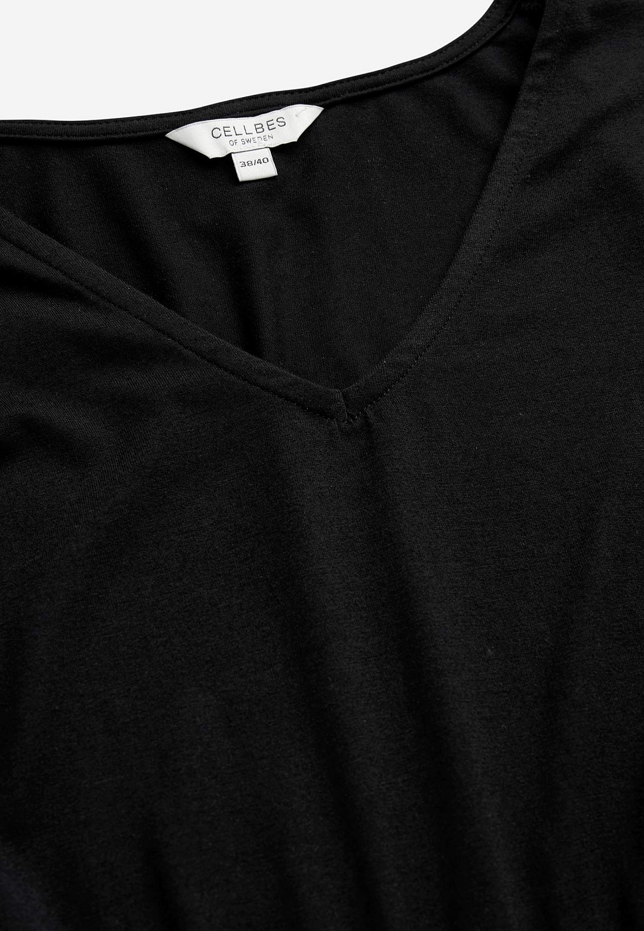 Jersey-topje met 3/4 mouw