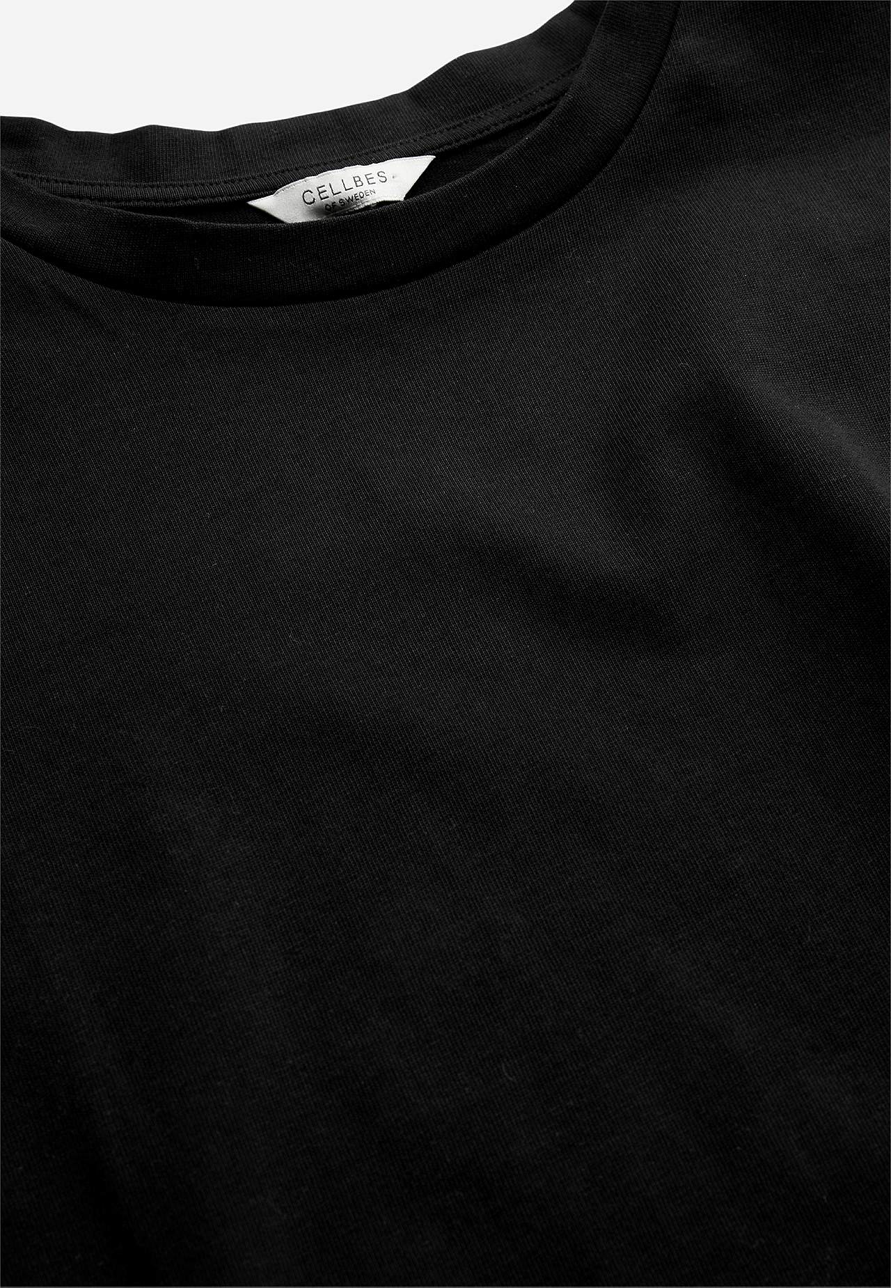 T-shirt van grove katoenen jersey