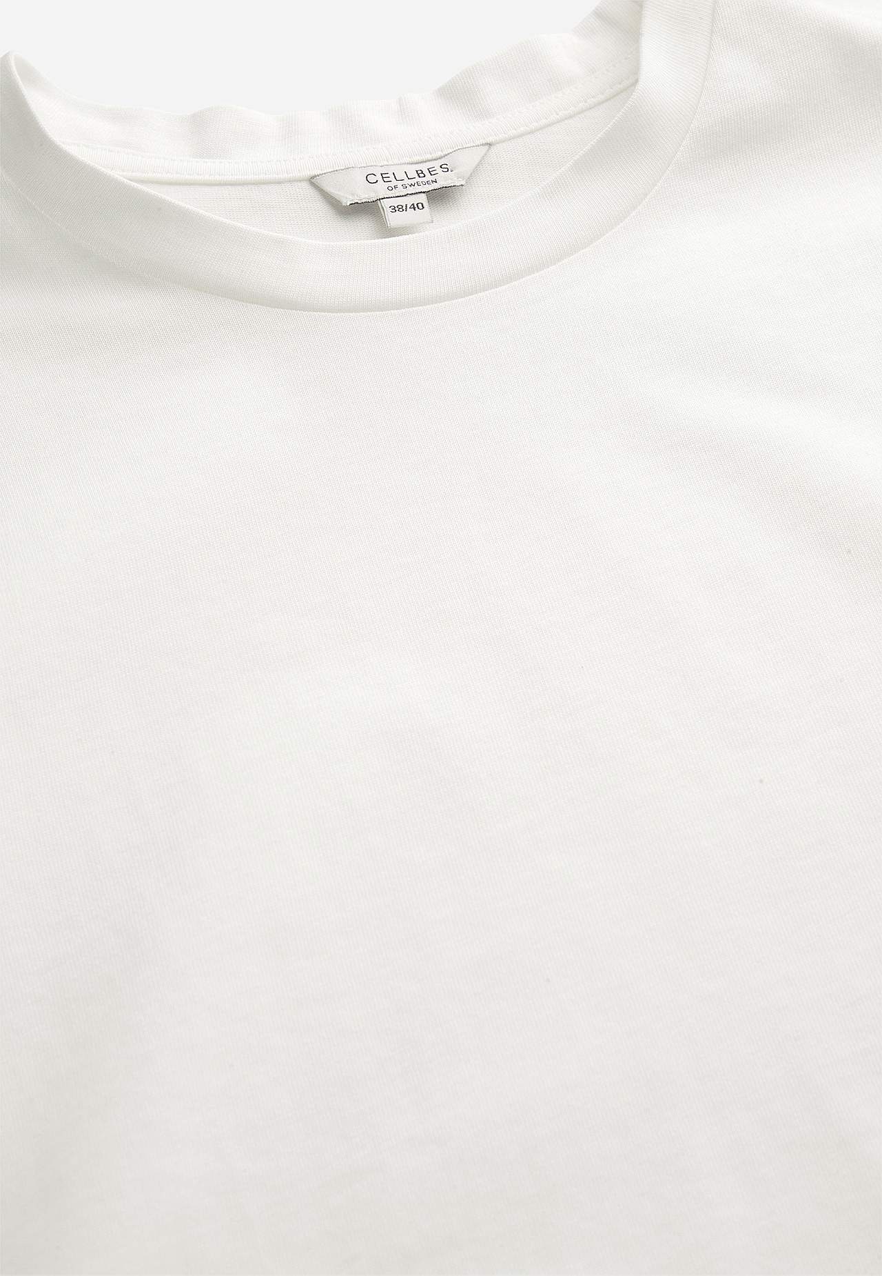 T-shirt van grove katoenen jersey