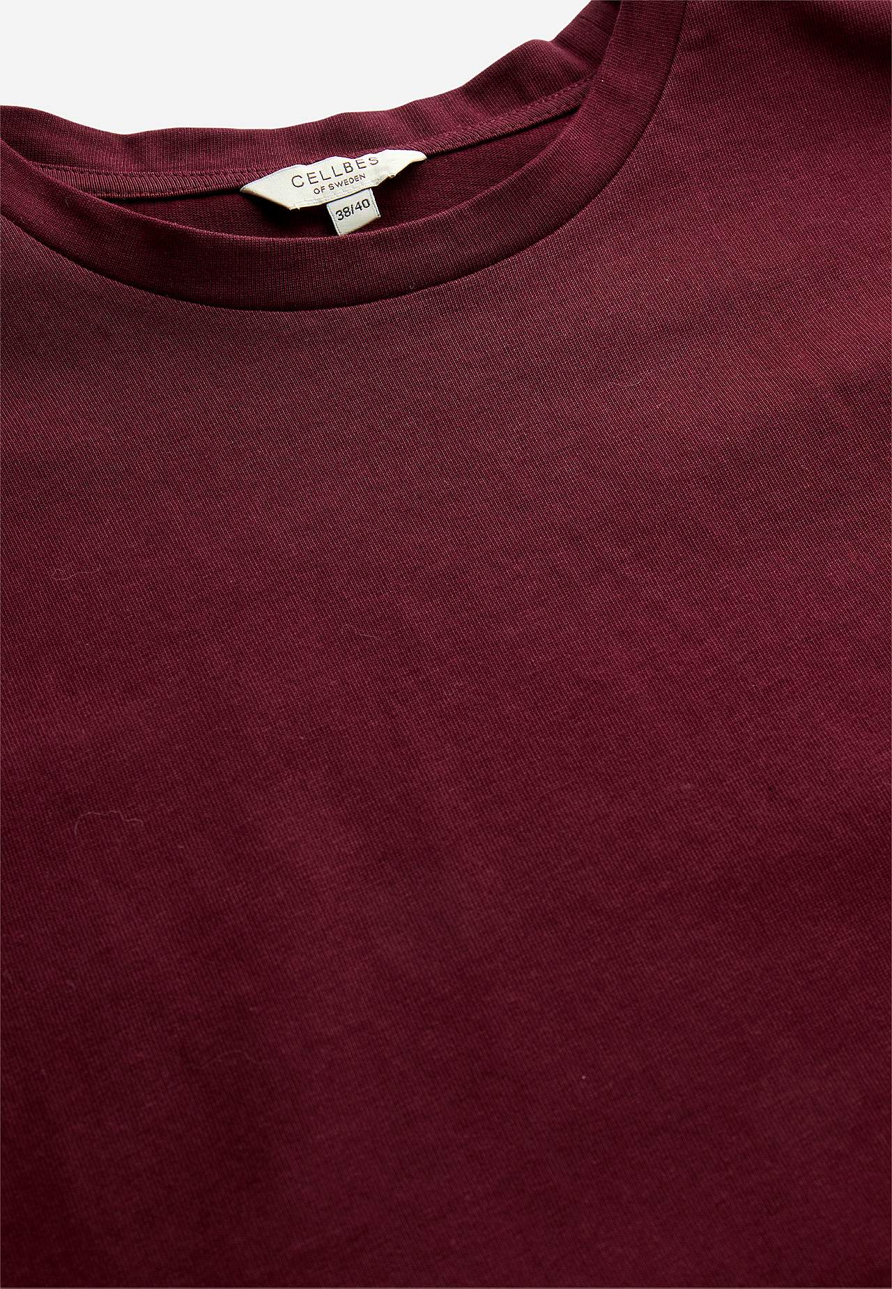 T-shirt van grove katoenen jersey