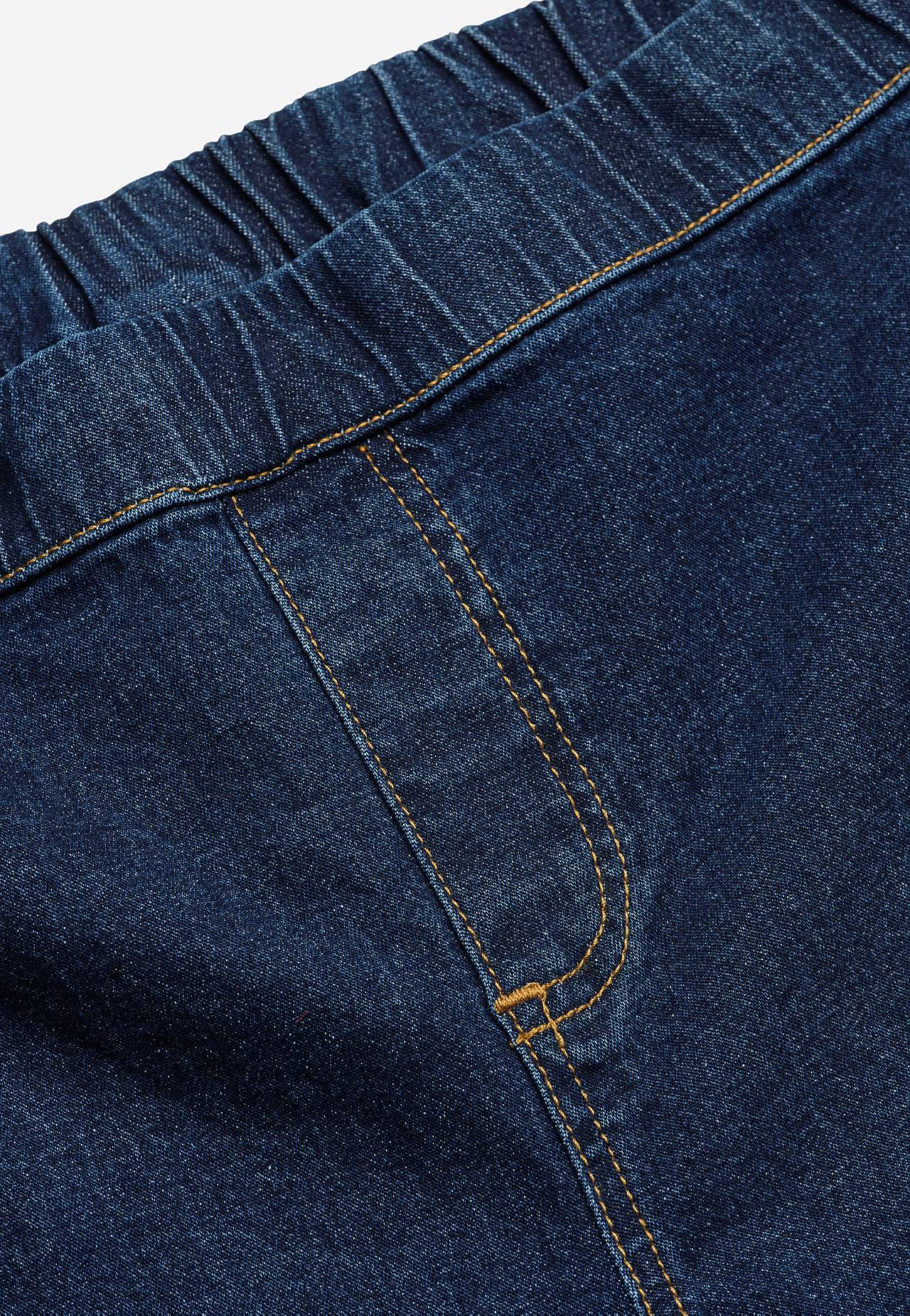 Elastische jegging met bootcut