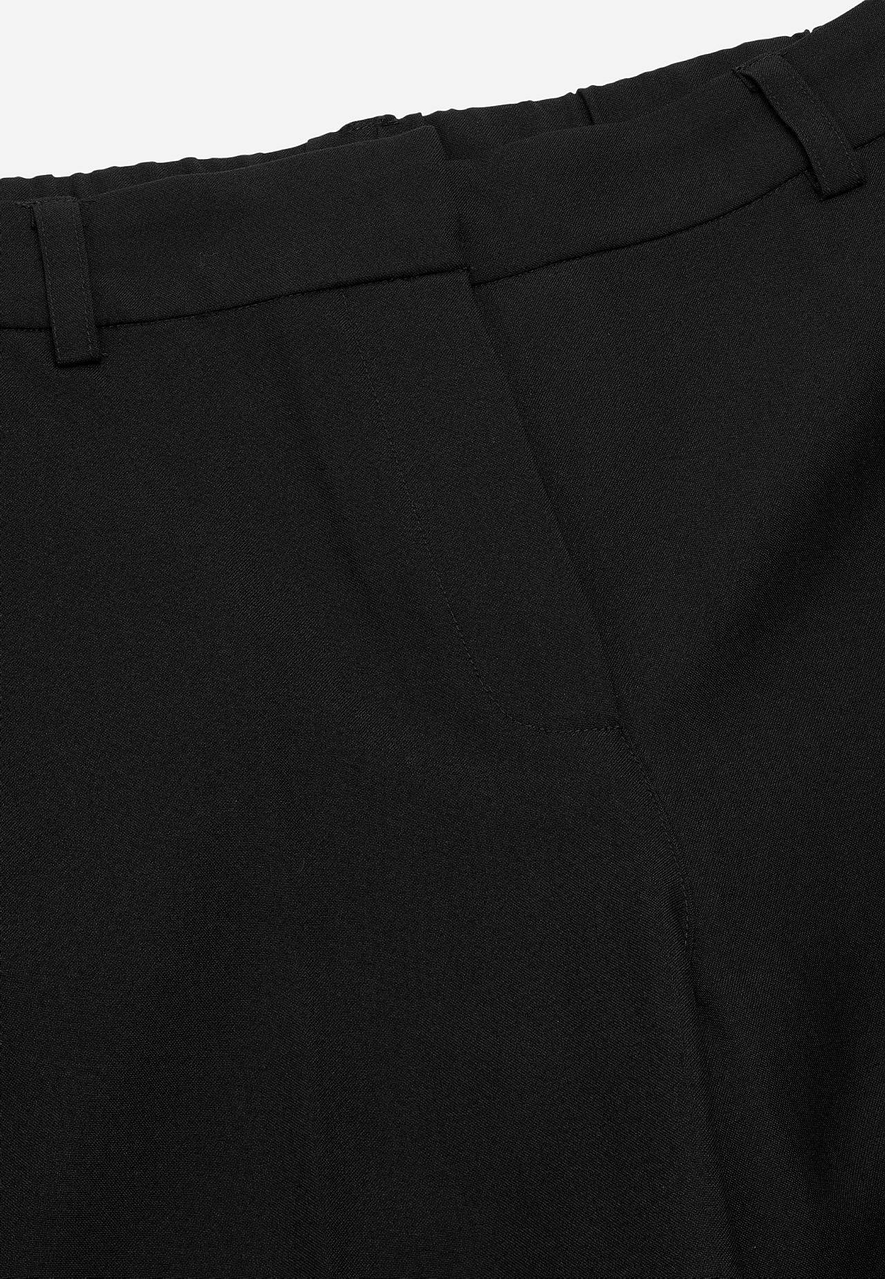 Klassieke pantalon met vouw