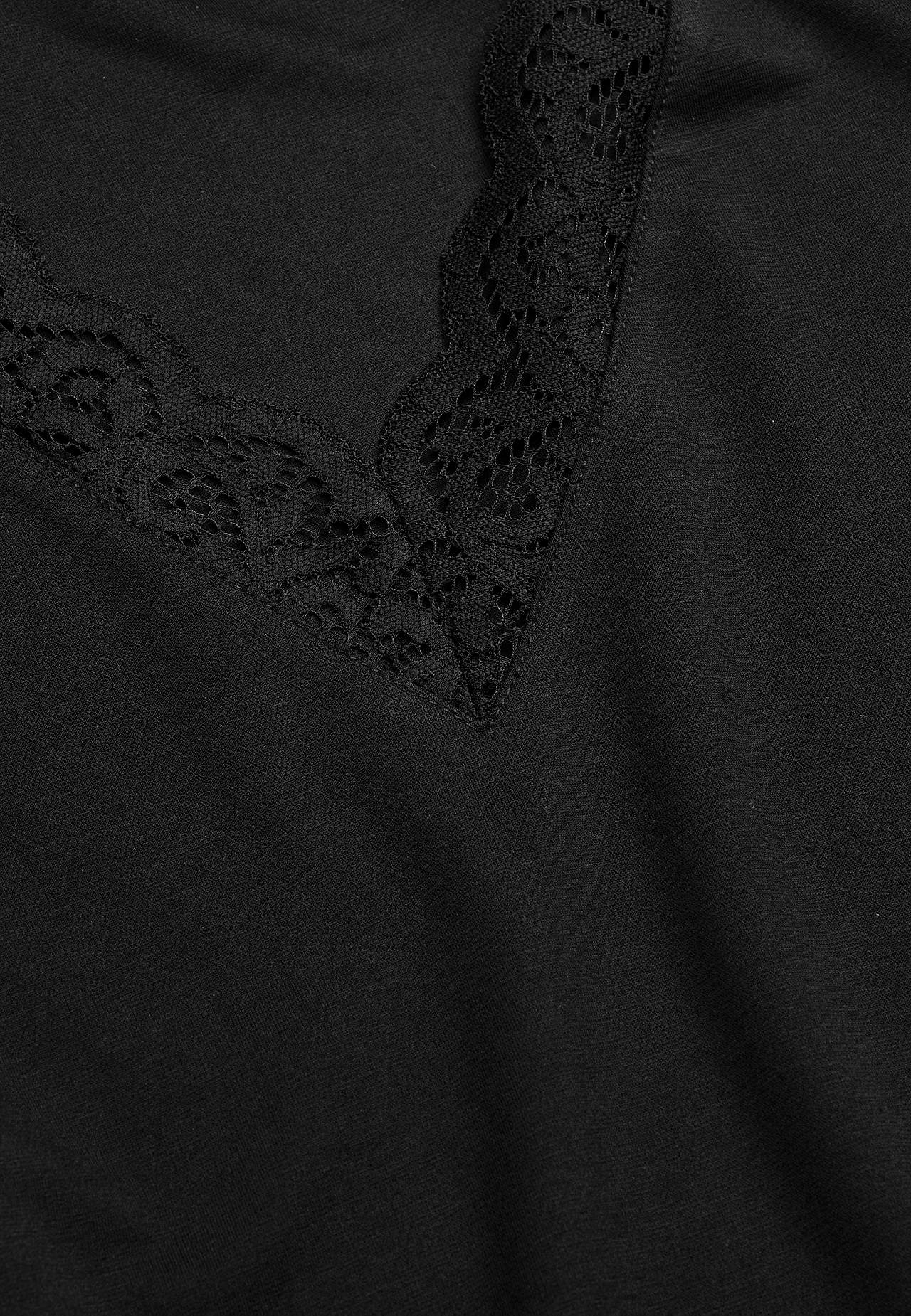 Jersey tuniek met details van kant