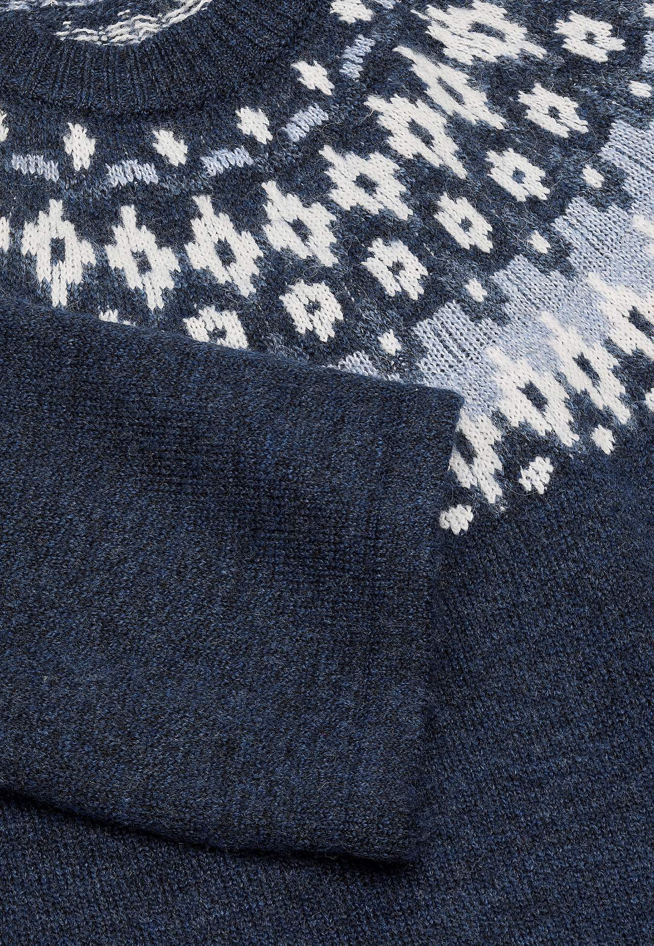 Gebreide jurk met een jacquard patroon