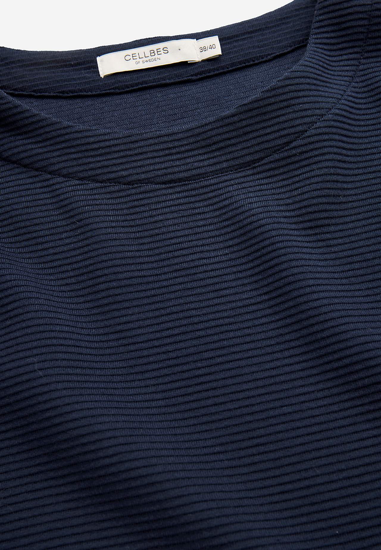 Jersey tuniek met spleten