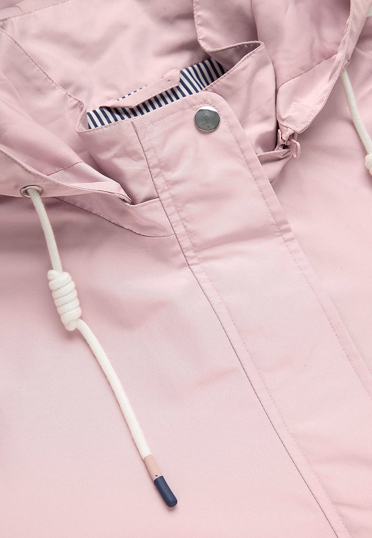 Gevoerde jas met afneembare capuchon