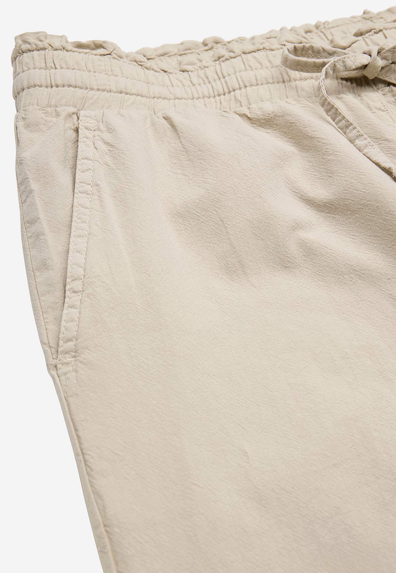 Culotte broek van gewassen katoen