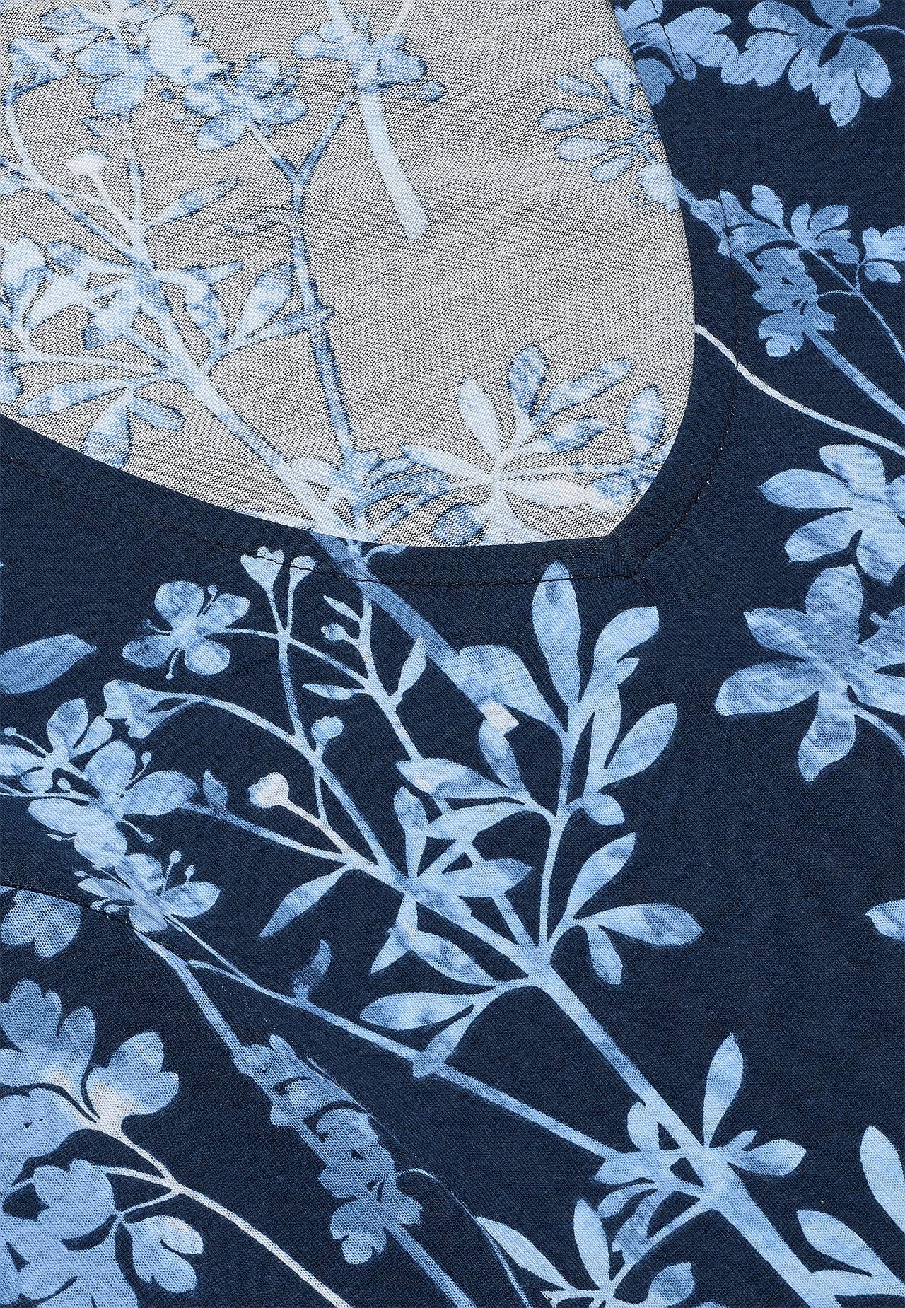 Met patroon jerseyjurk met zakken