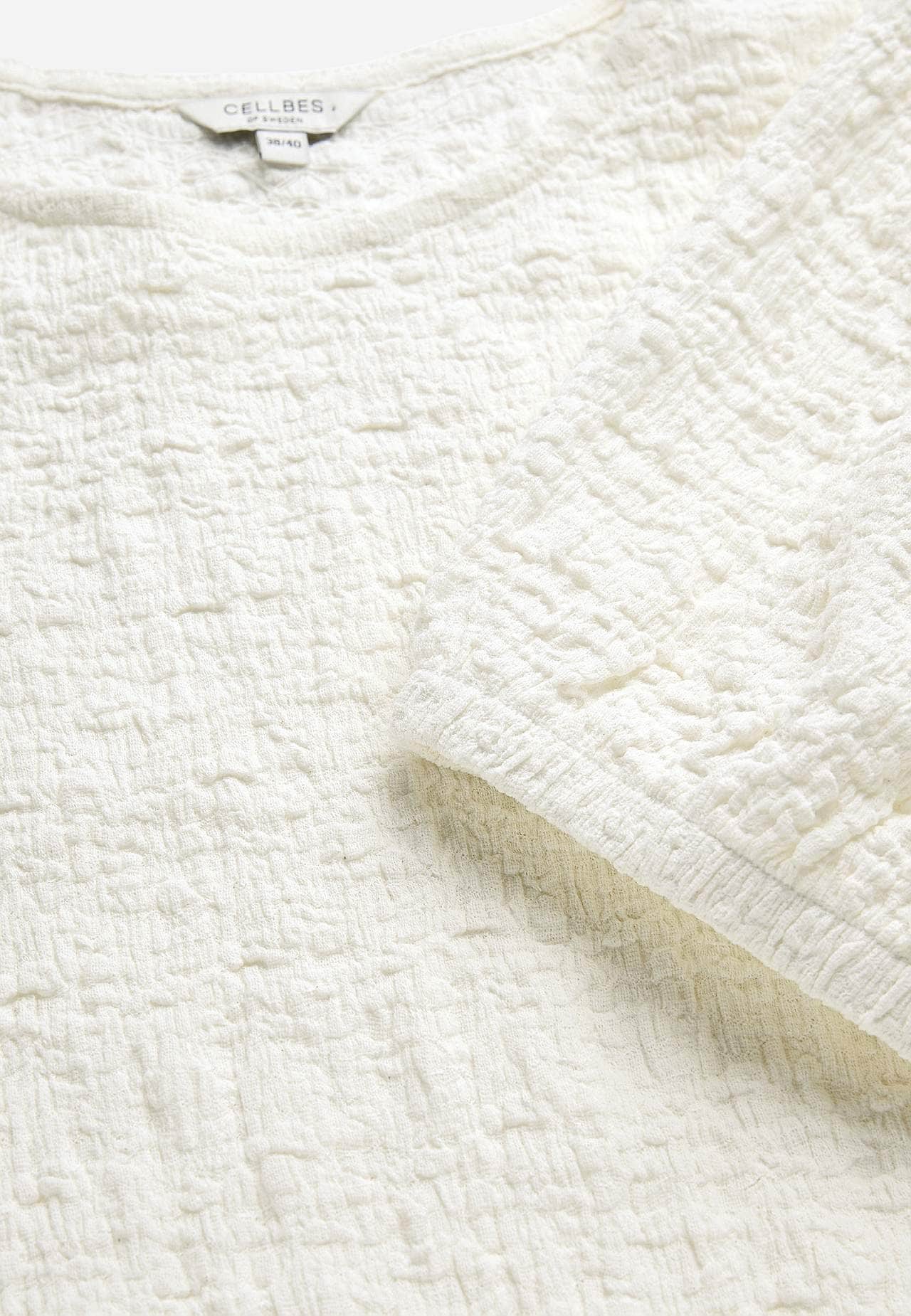 Jersey-topje met structuur