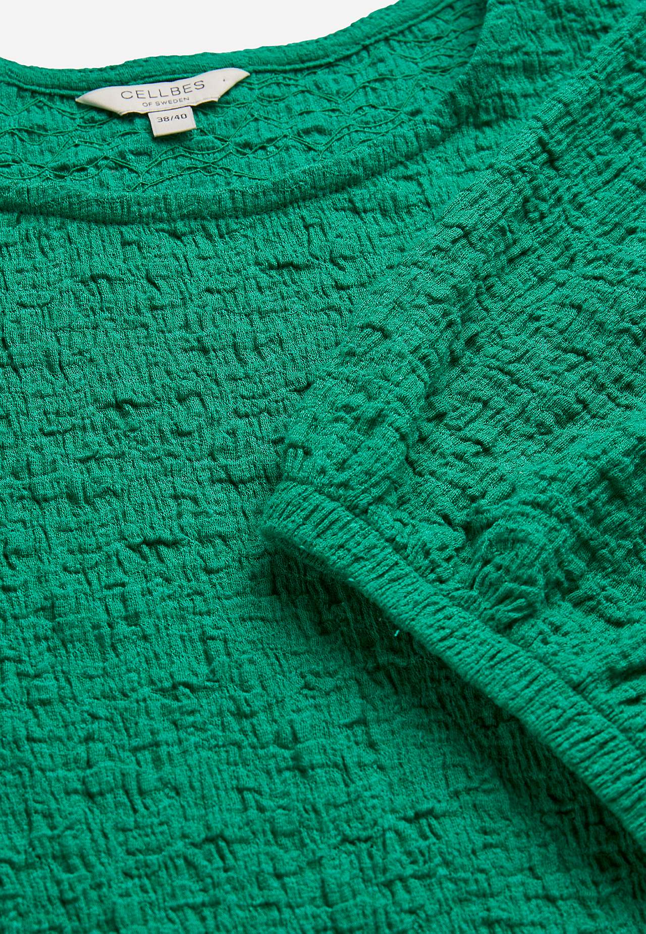 Jersey-topje met structuur