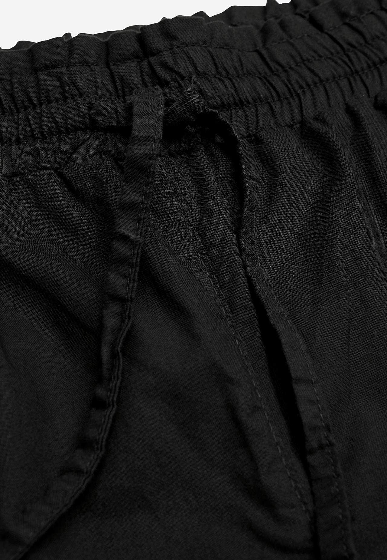 Short van gewassen katoen