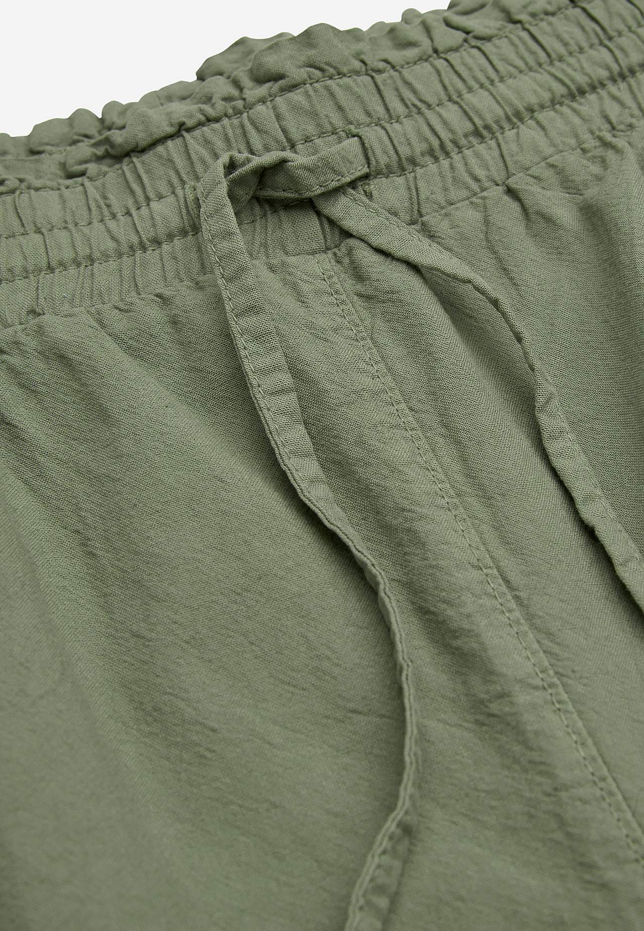 Short van gewassen katoen