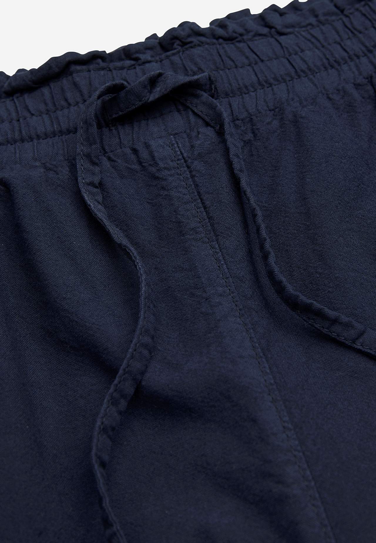 Short van gewassen katoen