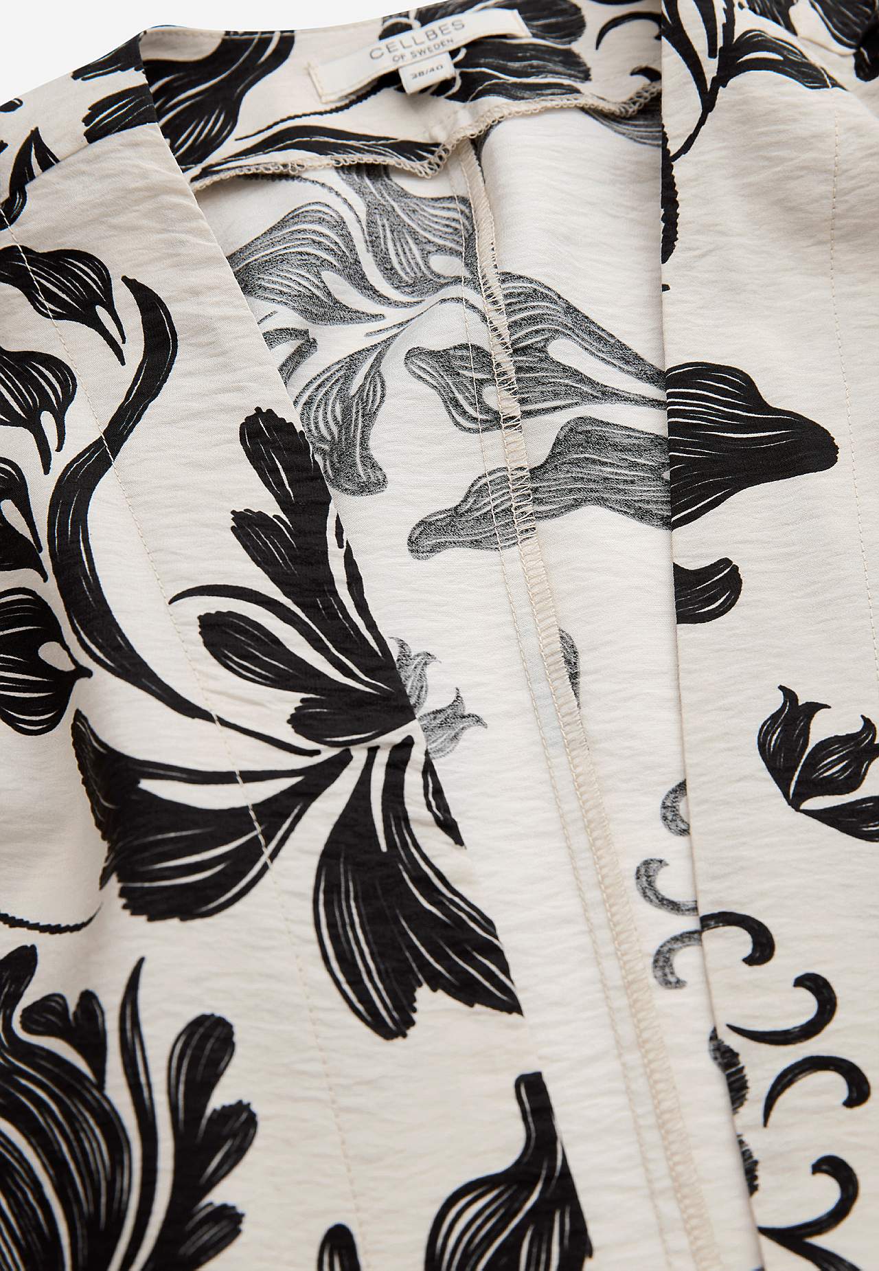 Open caftan met zakken