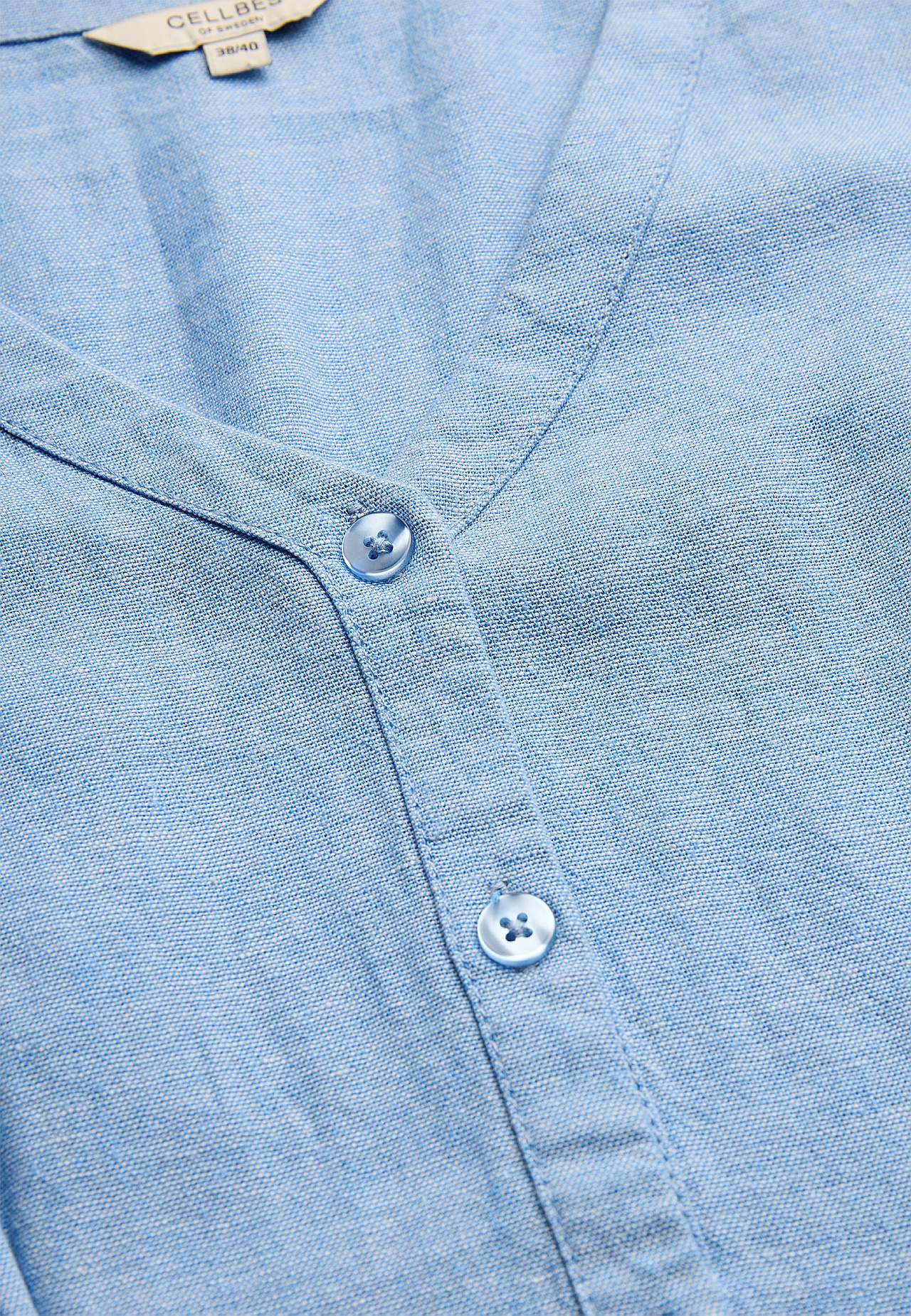 Linnen jurk met mooie breedte