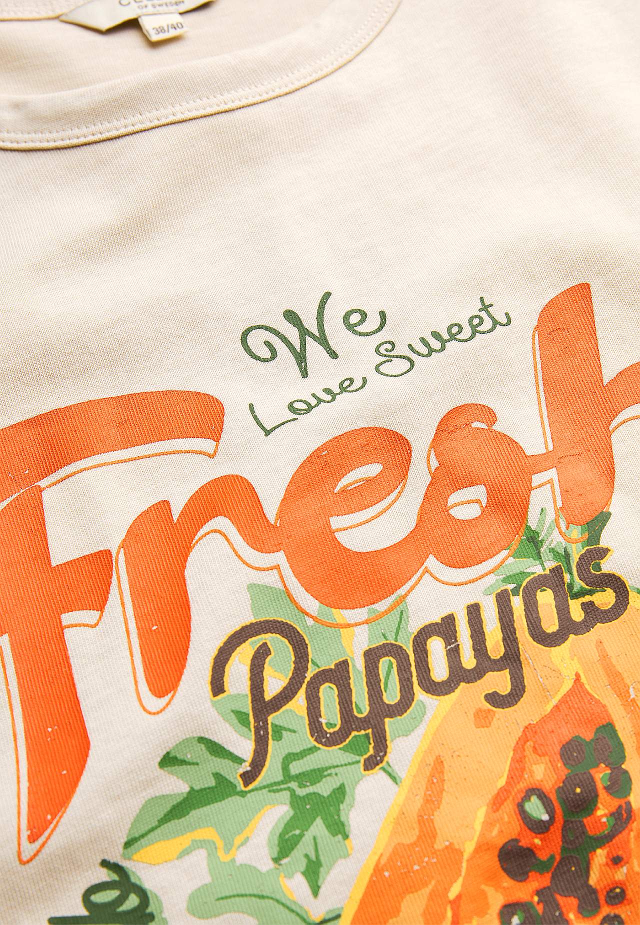 T-shirt van organisch katoen met print