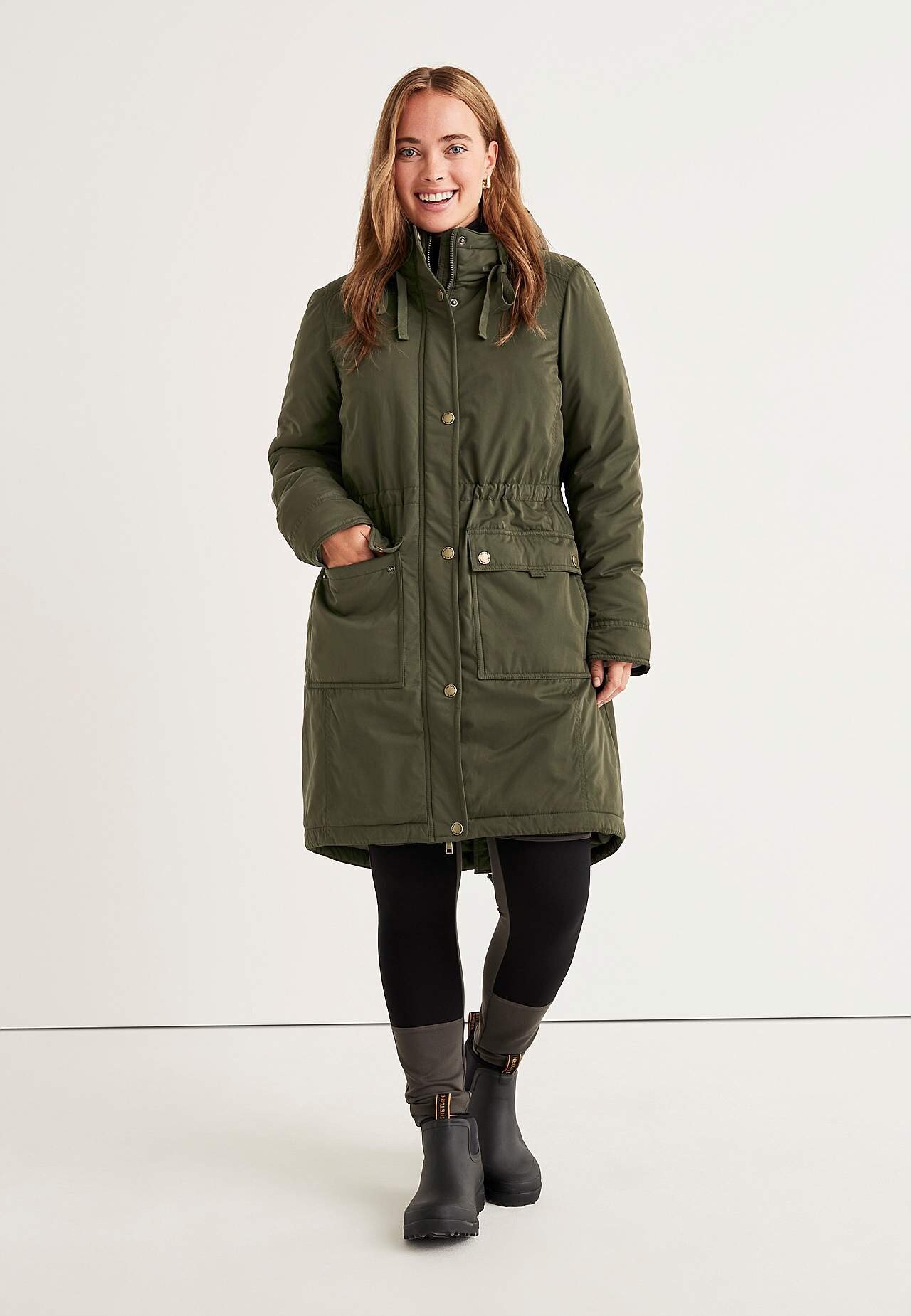 Parka met pile gevoerde capuchon