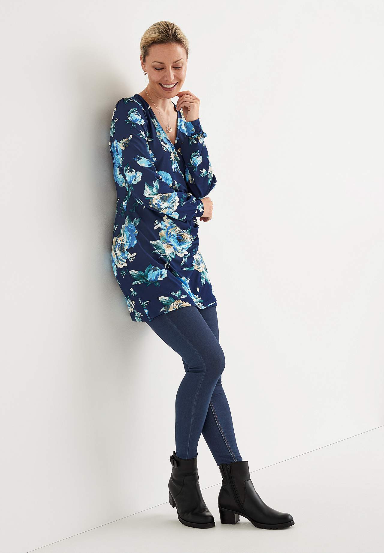 Denim legging