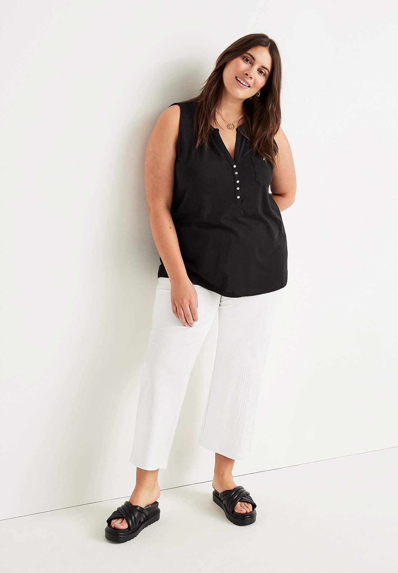 Geribbelde culotte