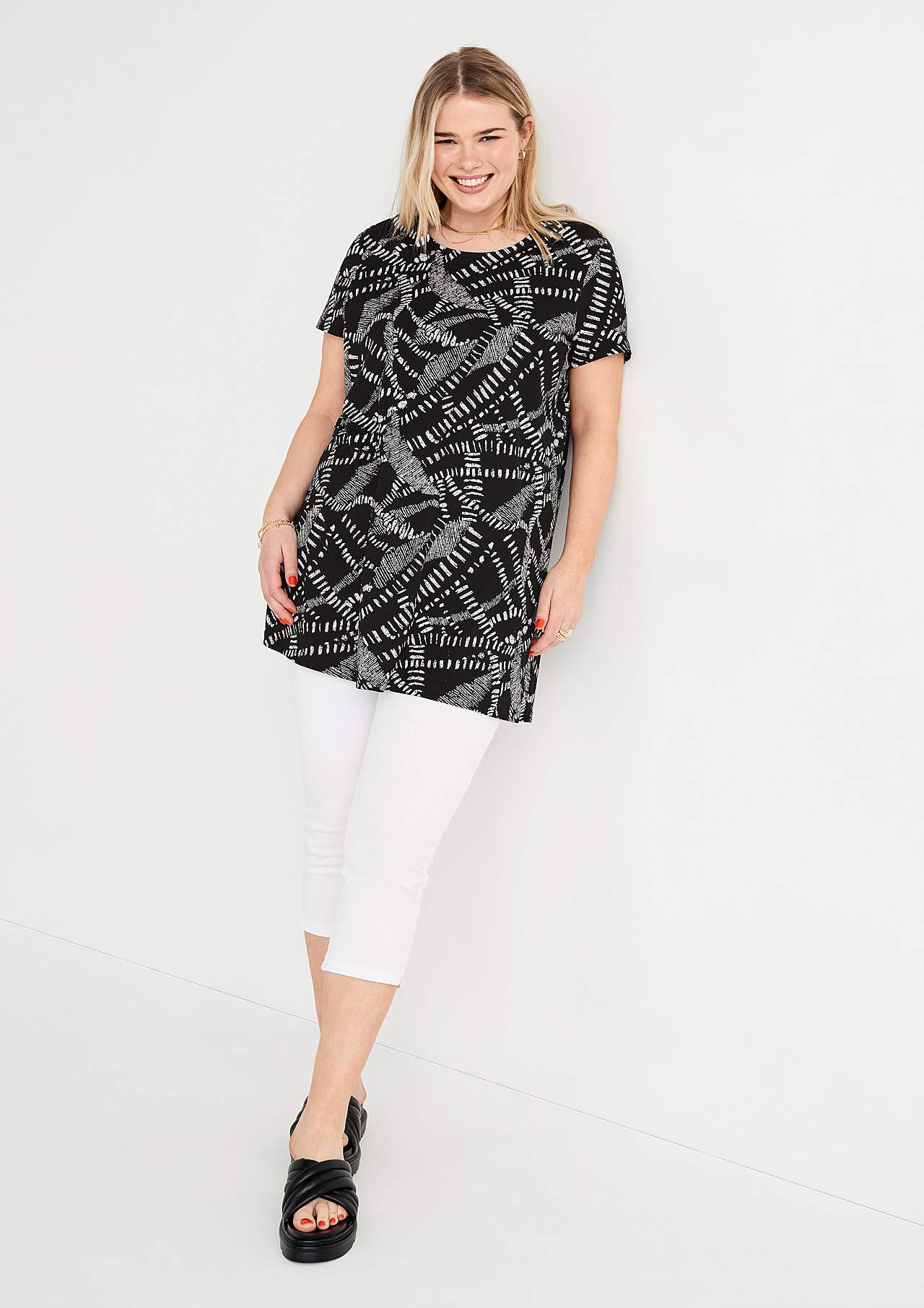 Lange jersey tuniek Matilda