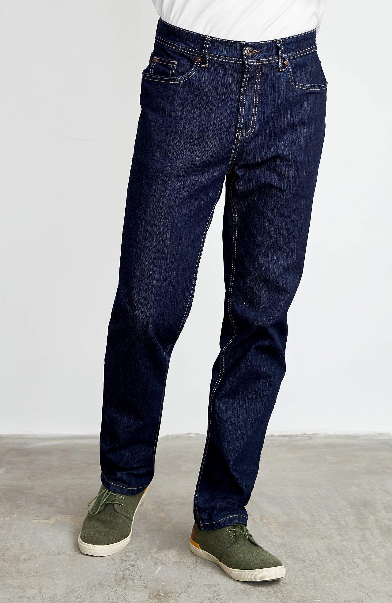 Rechte spijkerbroek met rek