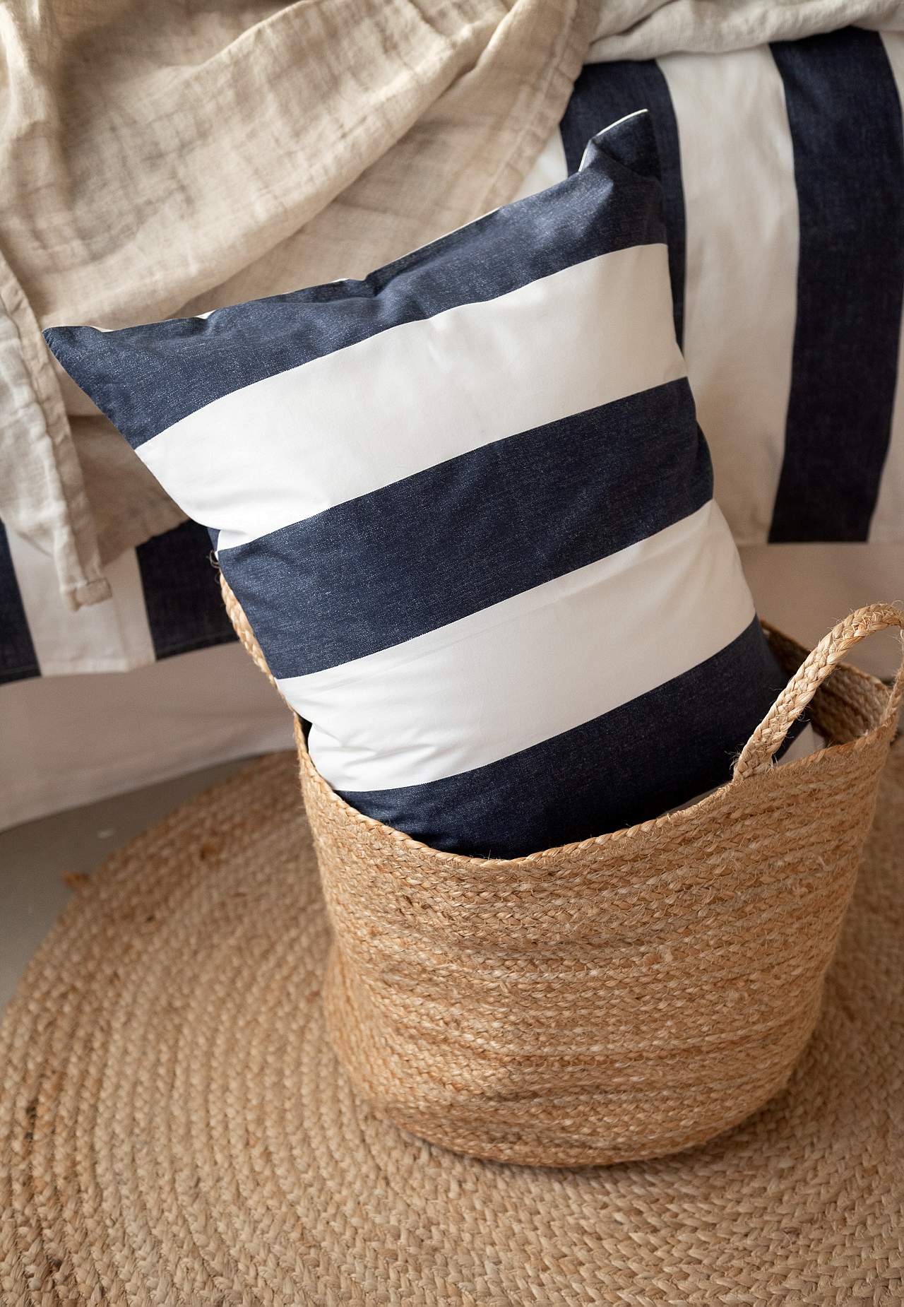 Dekbedovertrekset Block stripe