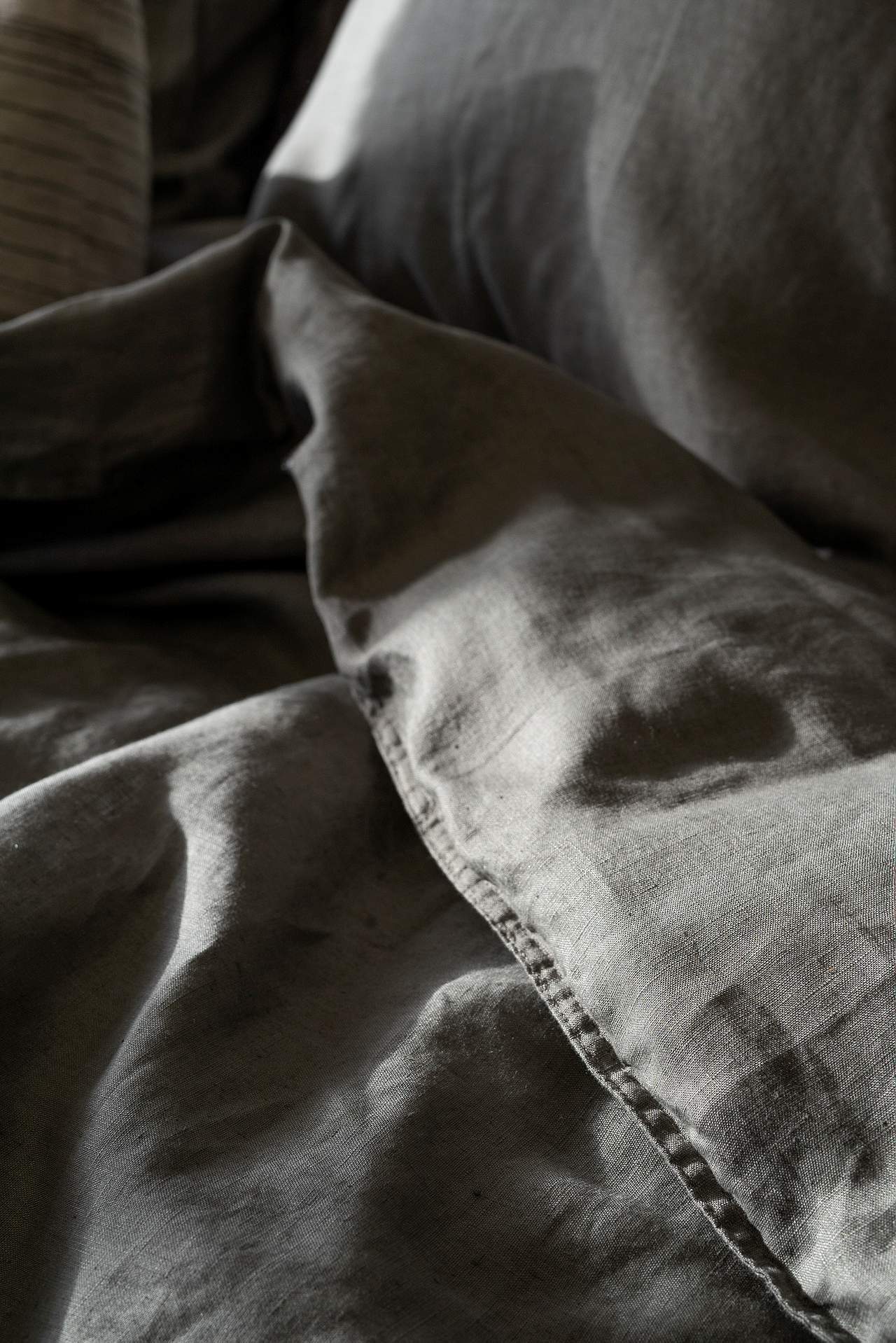 Dekbedset van linnen Silence