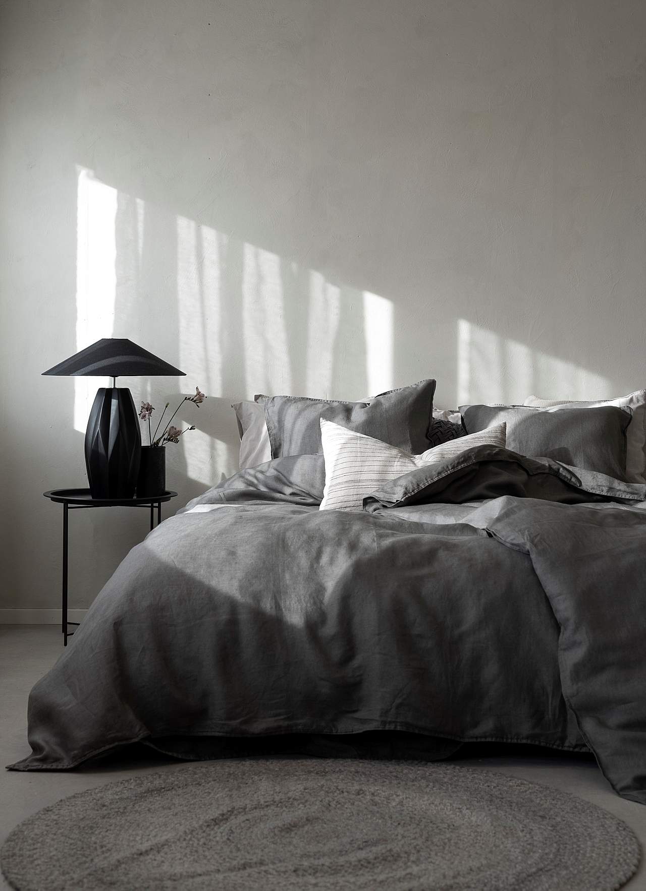 Dekbedset van linnen Silence
