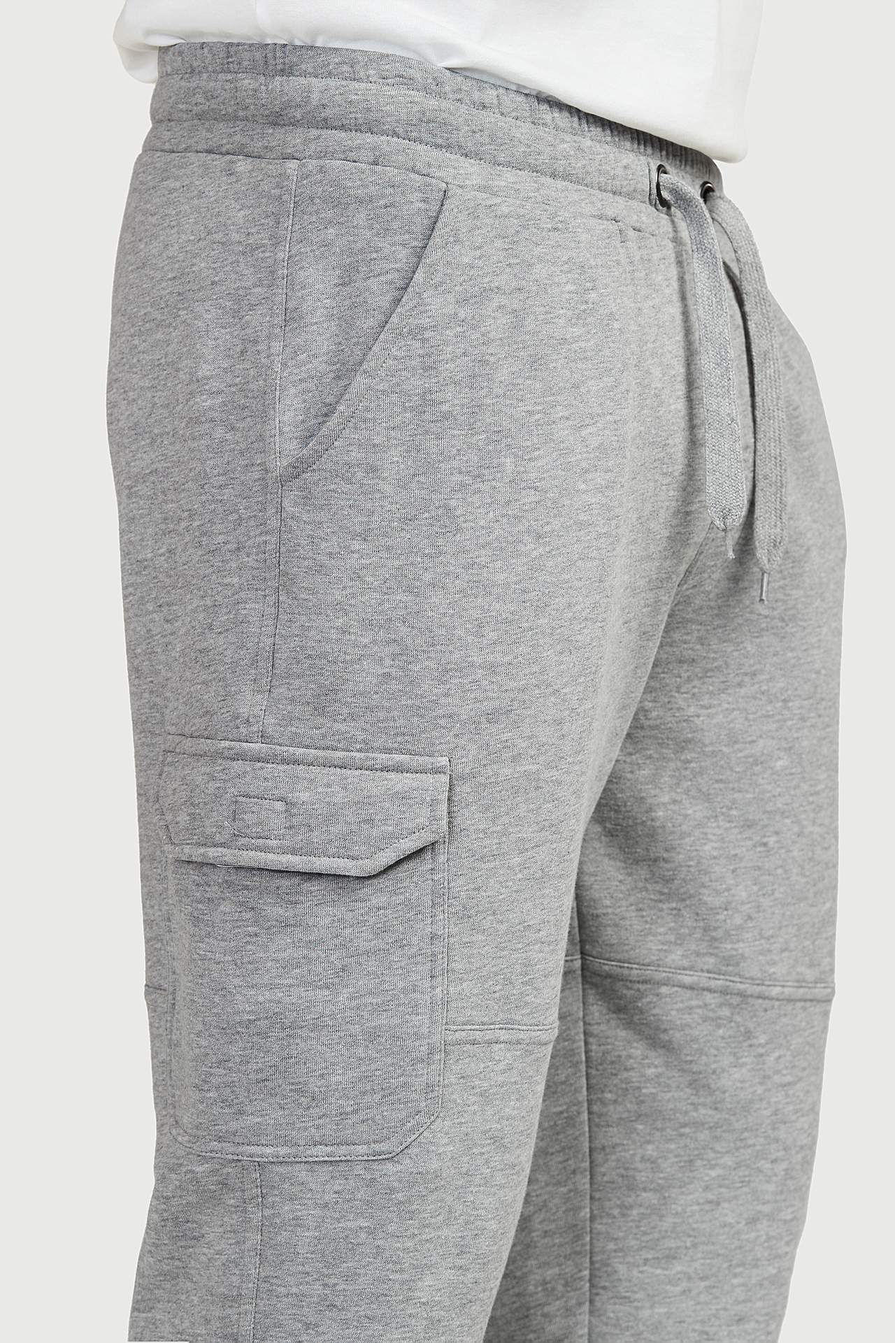 Lange sweatshirt-shorts met cargobroekzakken Smarty