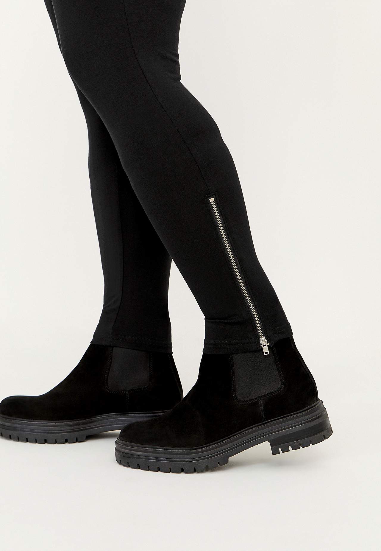 Legging met ritsen