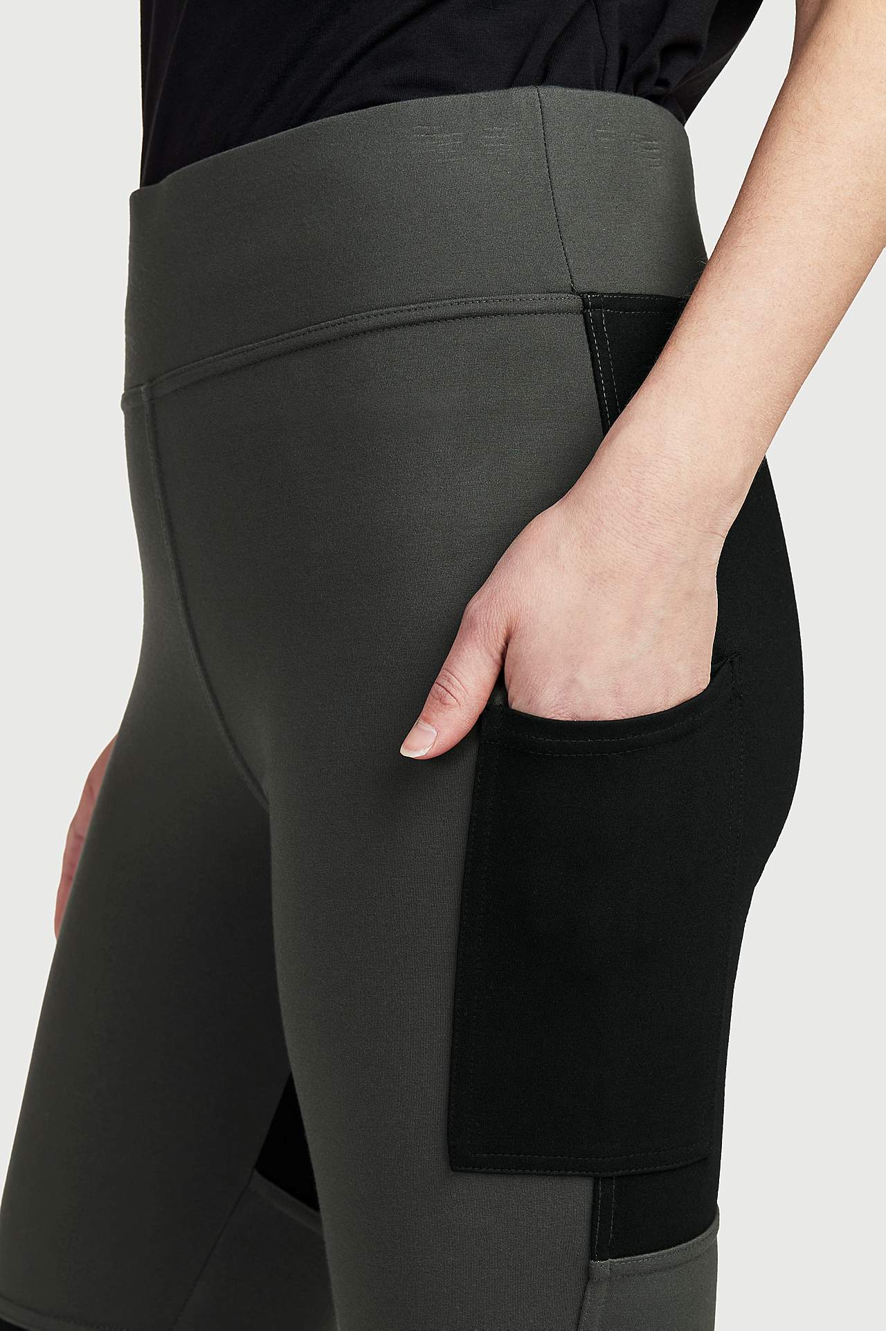 Legging met zijzakken