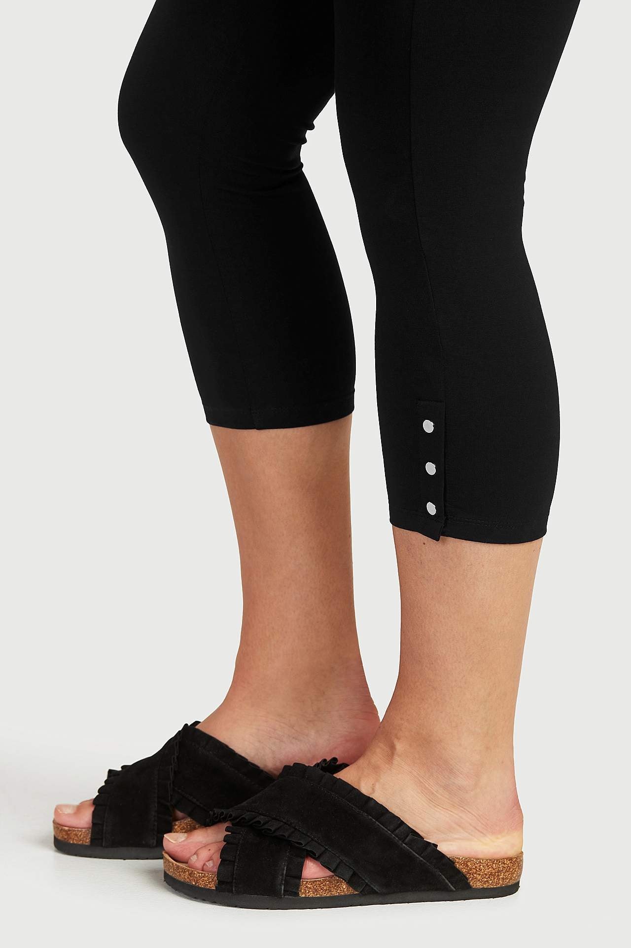 Capri legging met mooie knoop details Milly Set van 2