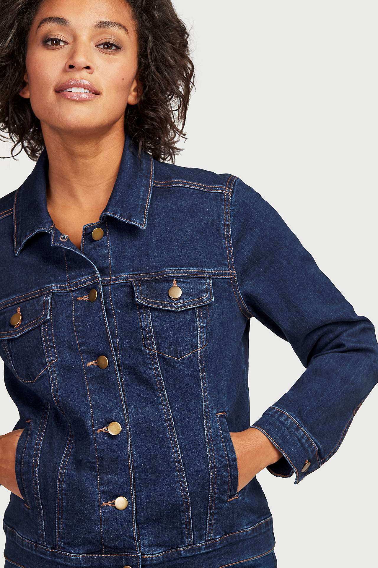 Klassieke denim jas Nora