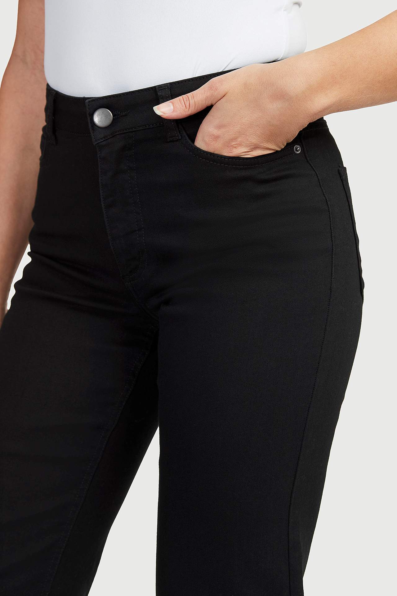 Enkellange stretch jeans Adina