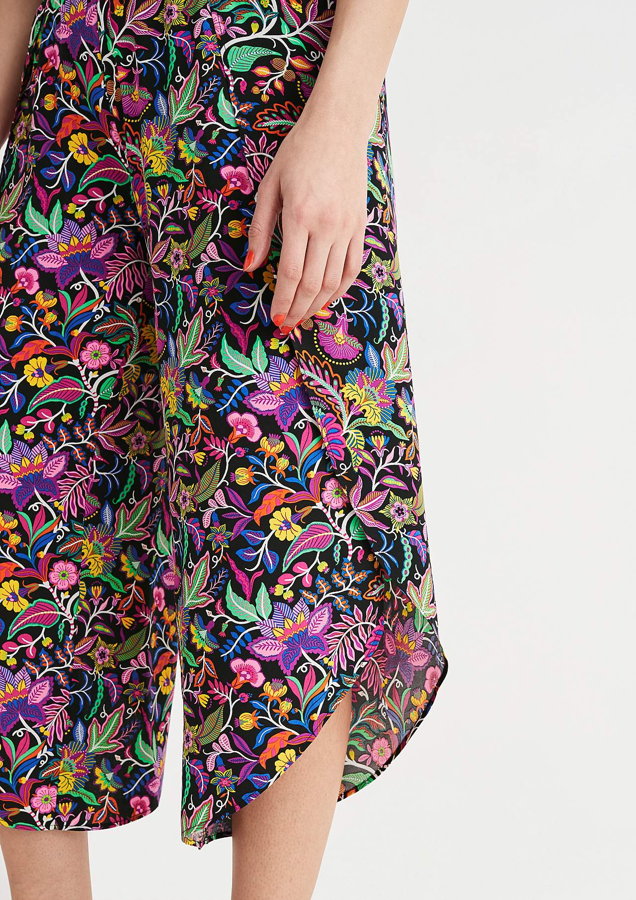 Culotte broek met patroon