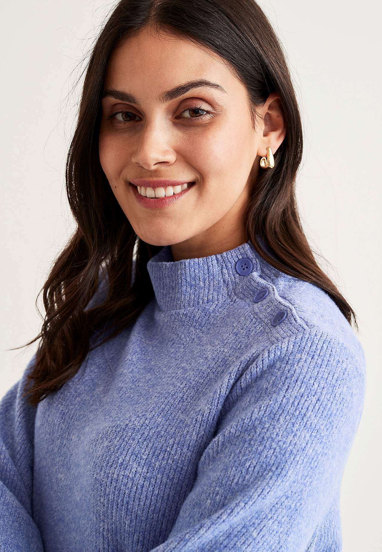 Zachte tuniek met turtleneck Beata
