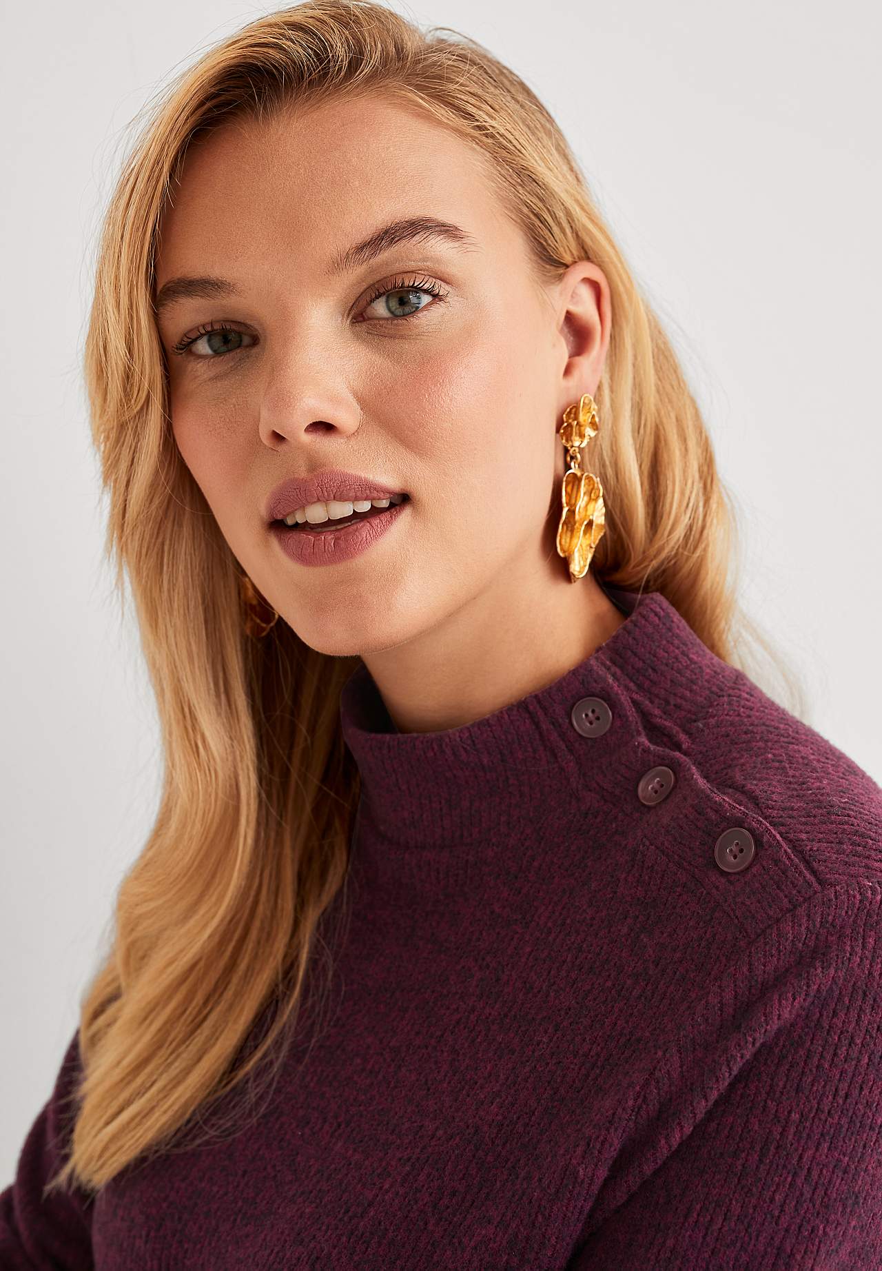 Zachte tuniek met turtleneck Beata