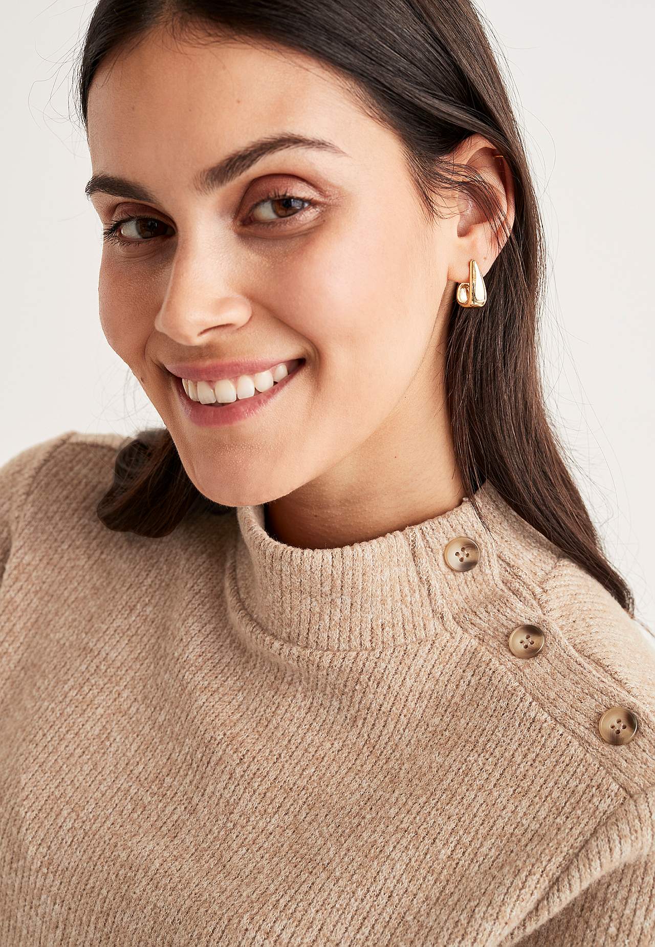 Zachte tuniek met turtleneck Beata