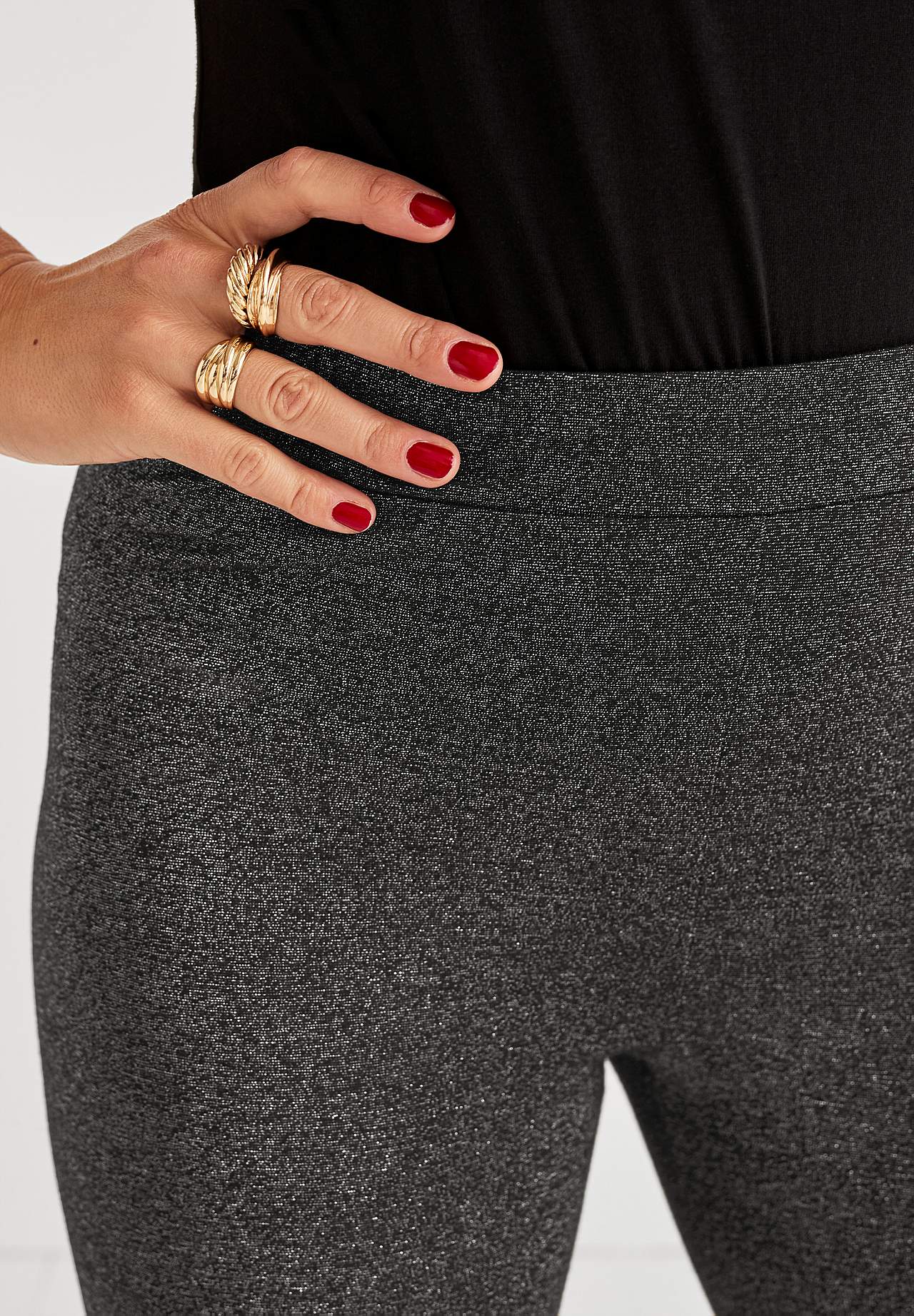 Glanzende legging Greta