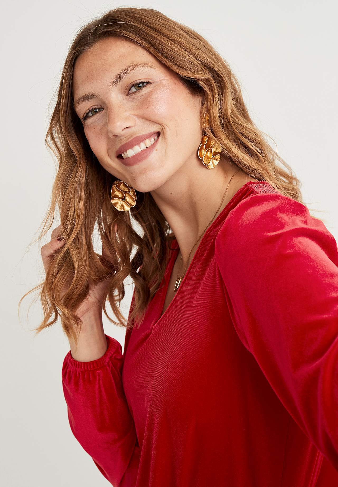 Feesttopje van velvet