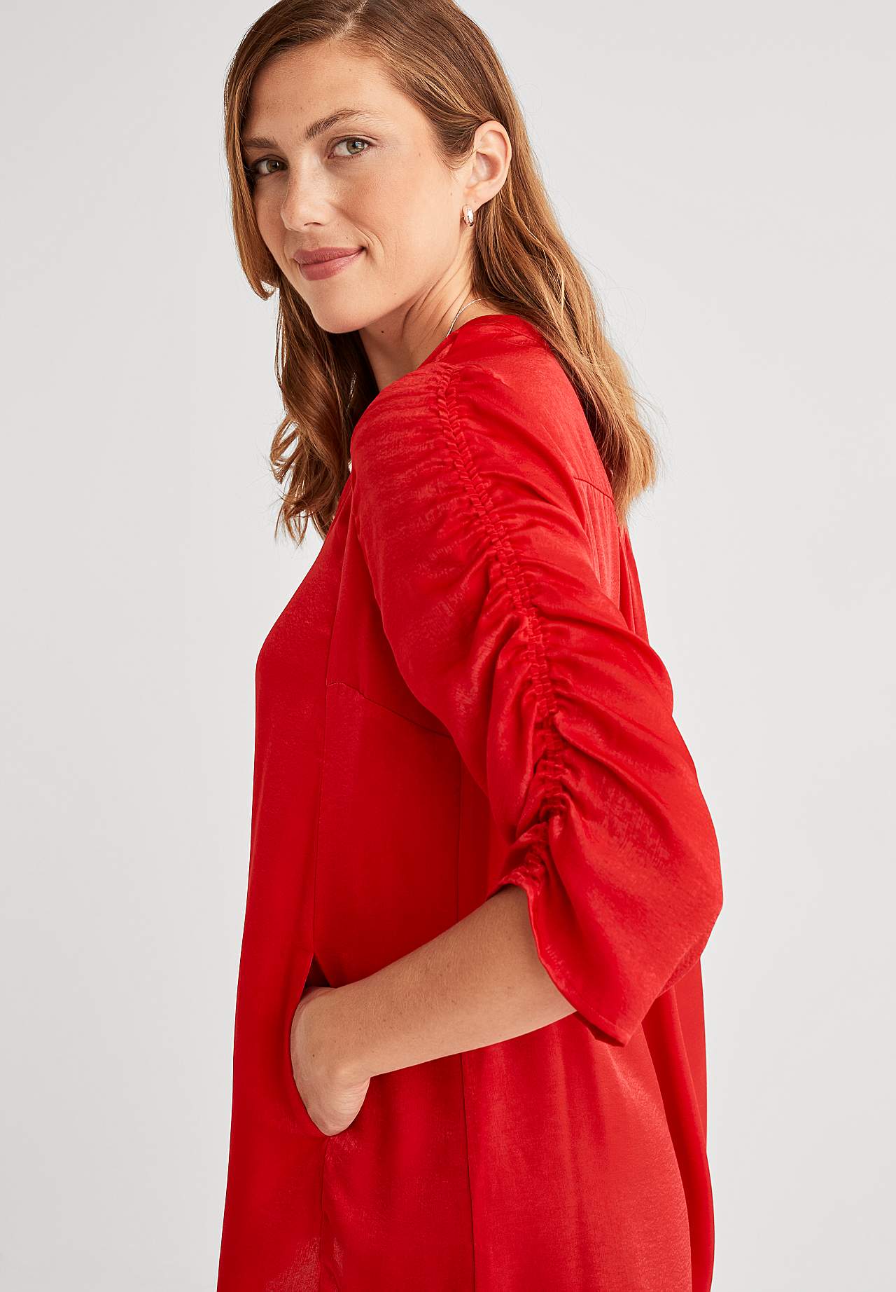 Tuniek van satijn