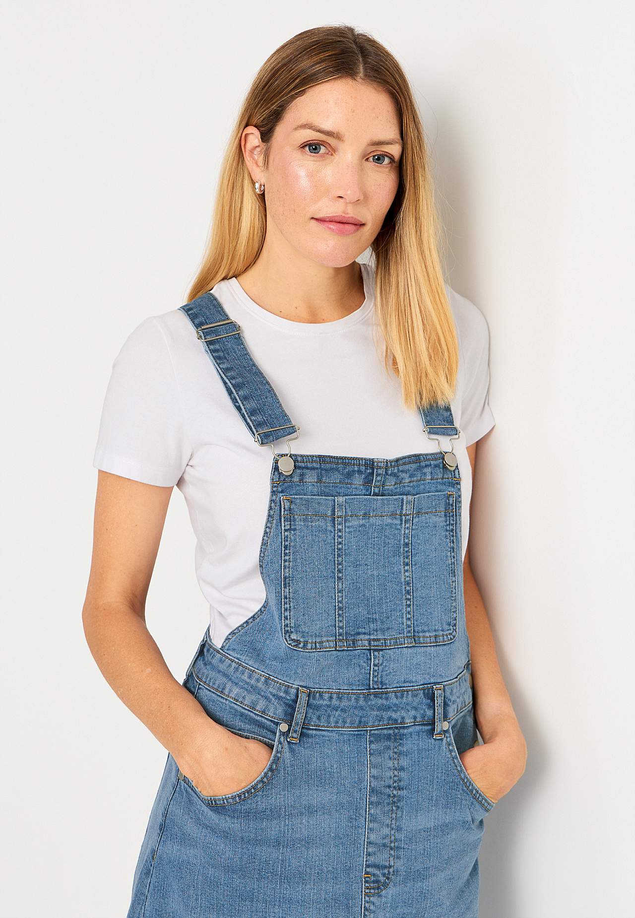 Tuinbroekjurk van denim