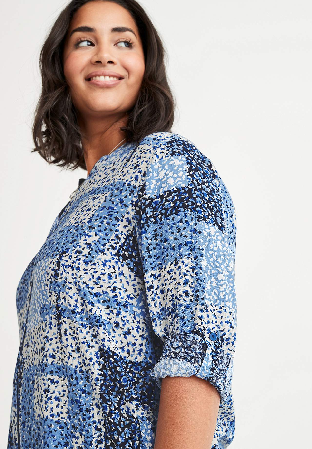 Van crèpe tuniek Lauren