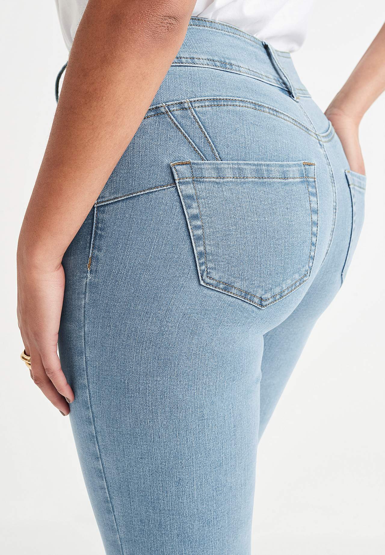 Shaping jeans met rek