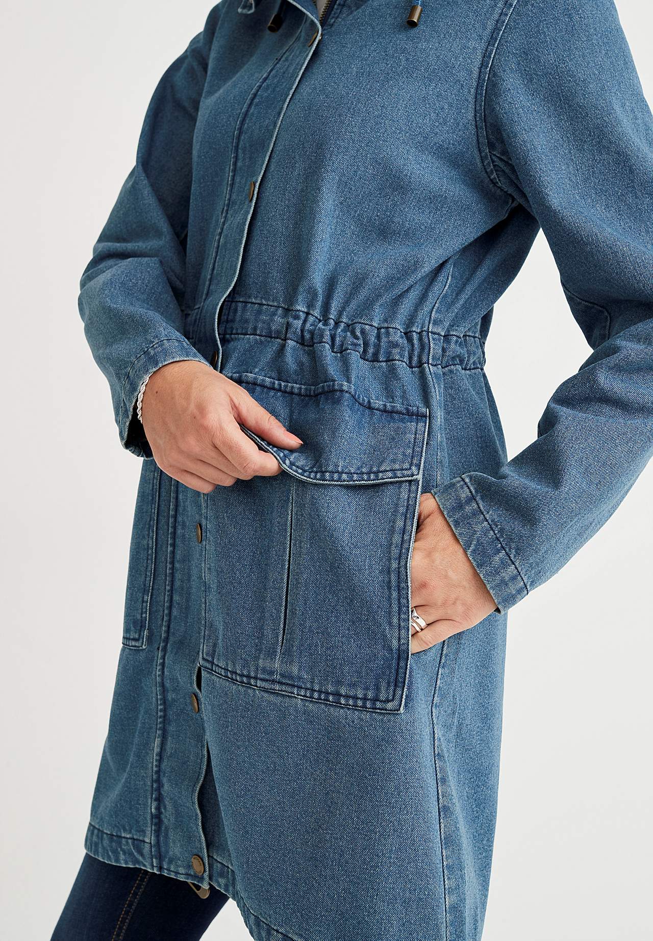 Parka van denim Jane