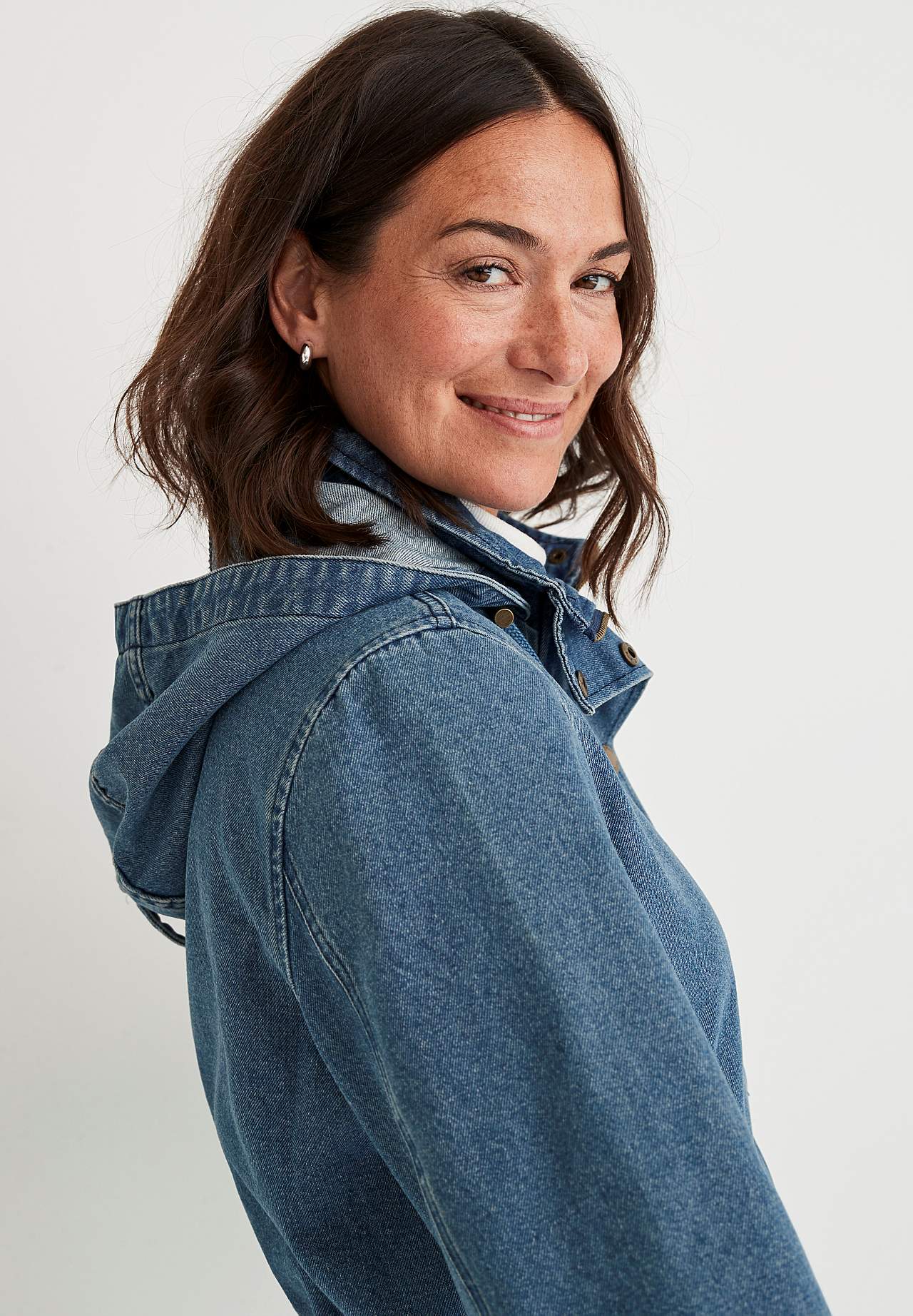 Parka van denim Jane