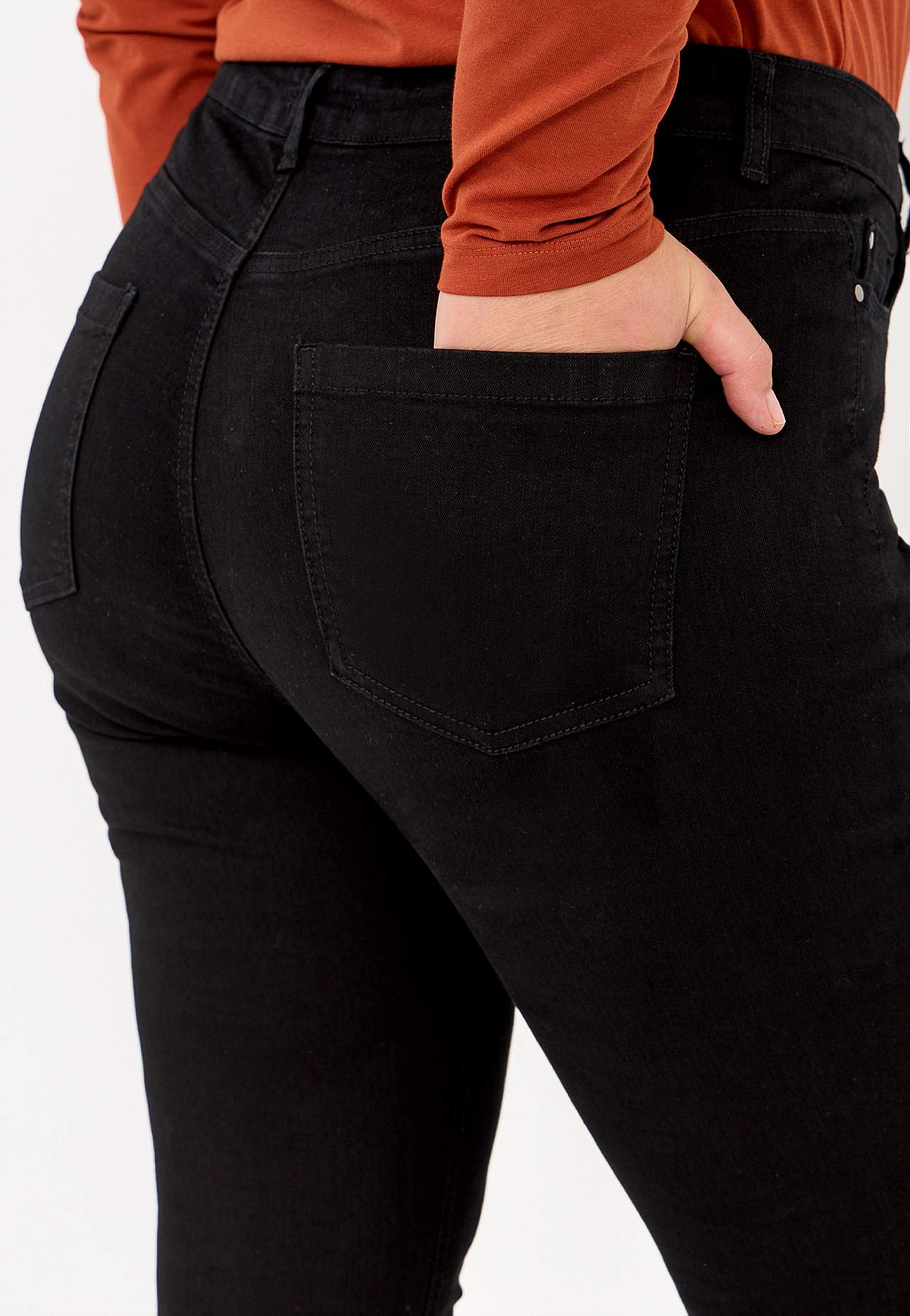 Stretch jeans met rechte pijpen - drie lengtes