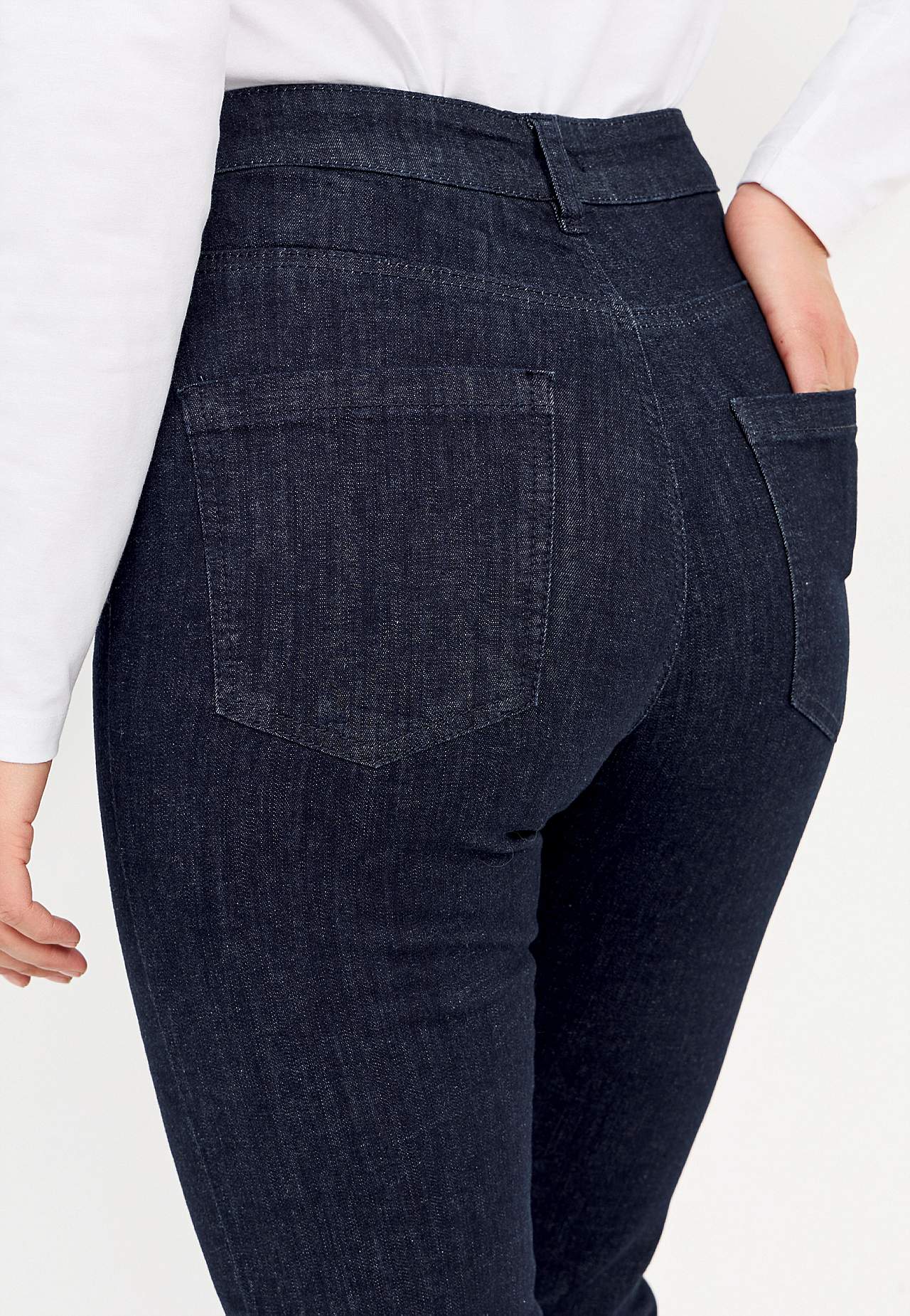 Stretch jeans met rechte pijpen - drie lengtes
