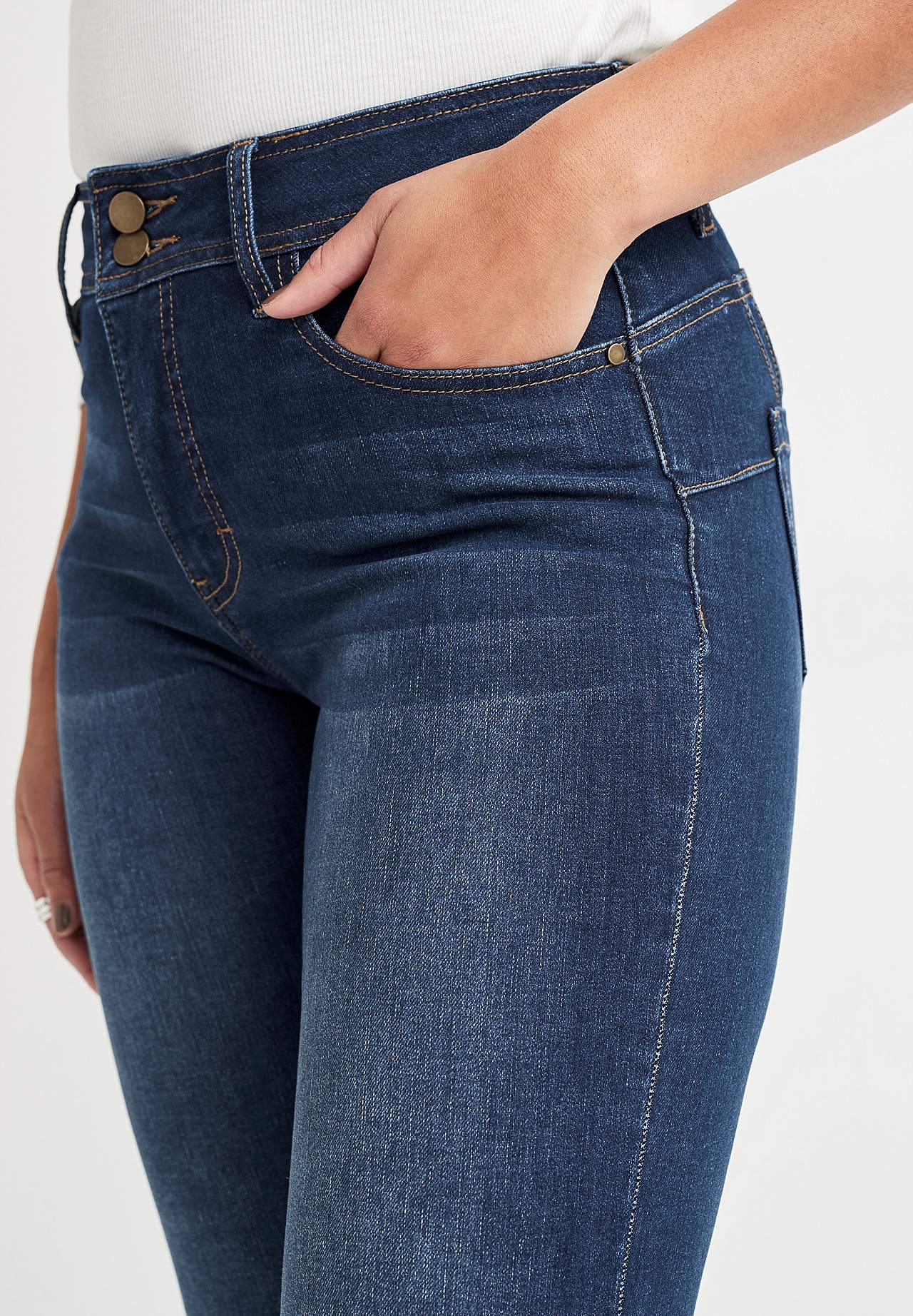 Superstretch shaping jeans met bootcut