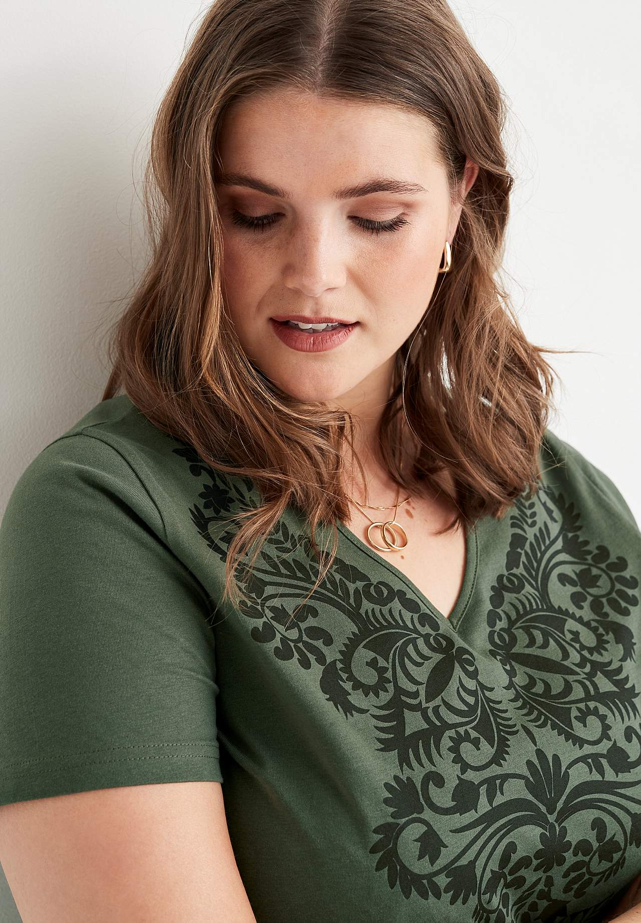 Jersey tuniek met korte mouwen Set van 2